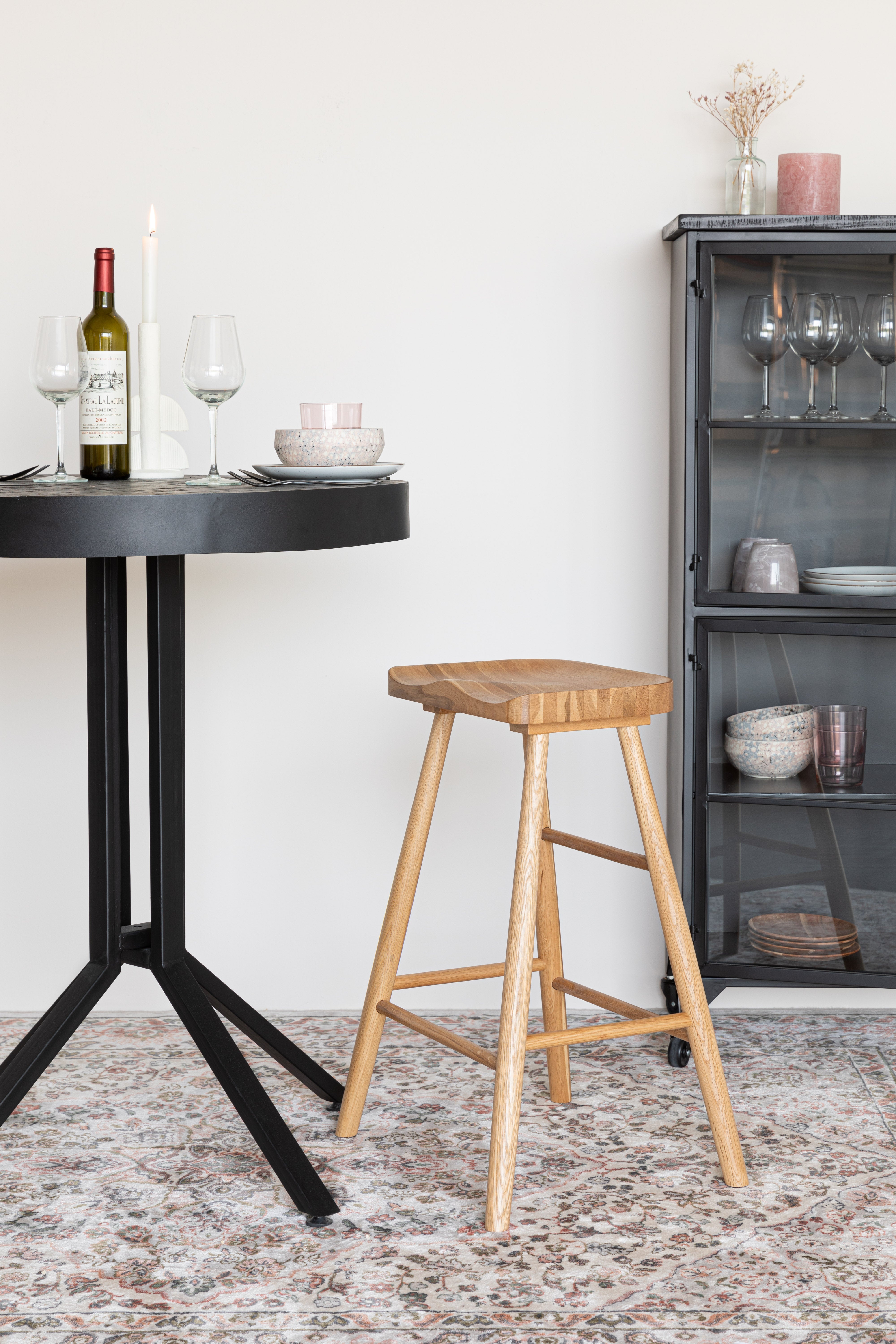 Vander bar stool oak wood