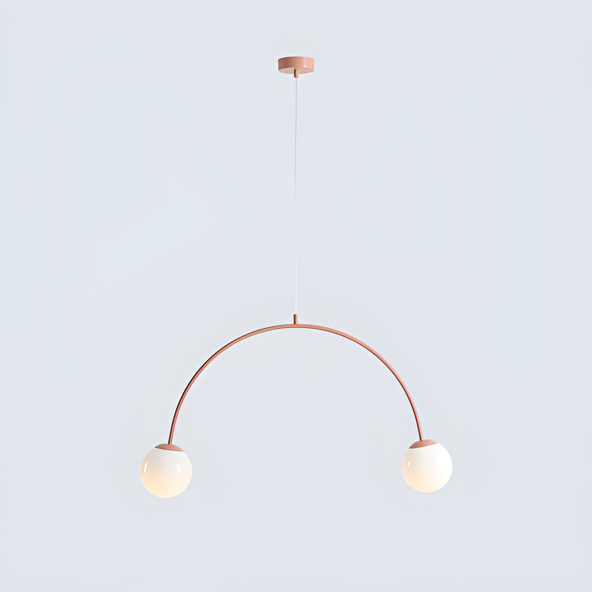 Lampa wisząca UNA koralowy
