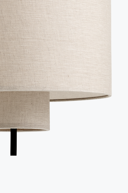 Beige margin hanging lamp