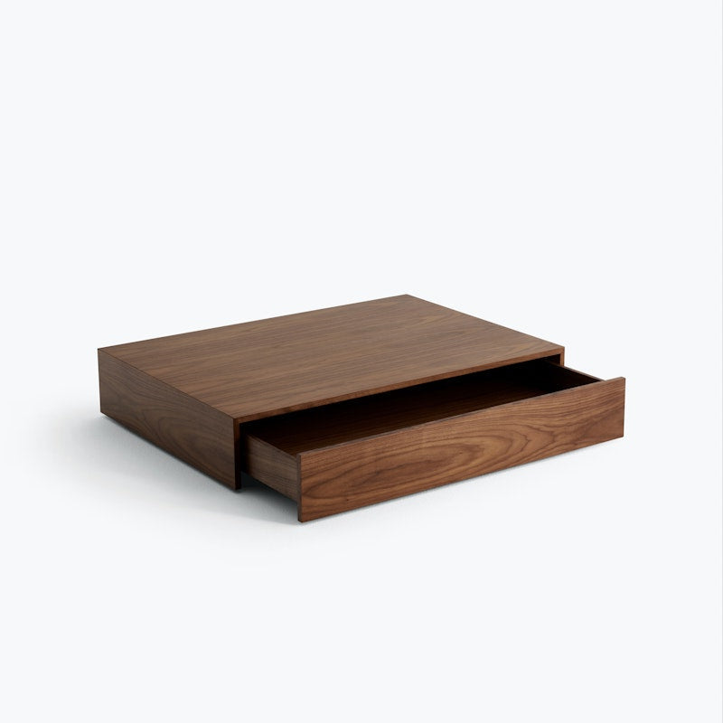 Coffee table with a drawer MASS Walnut veneer