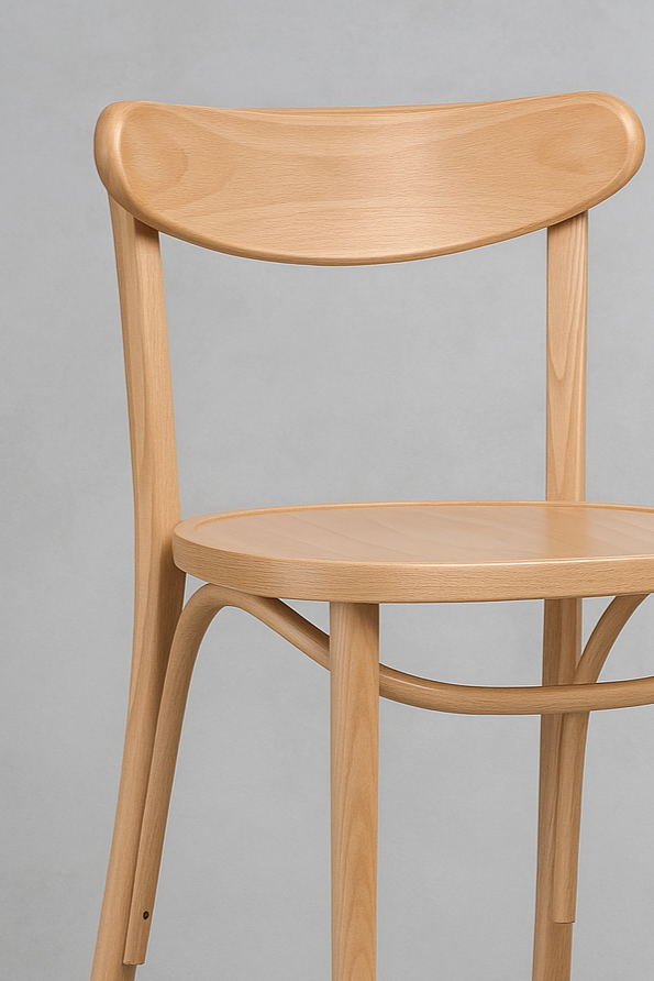 MOON H-1260 Hocker aus Buchenholz