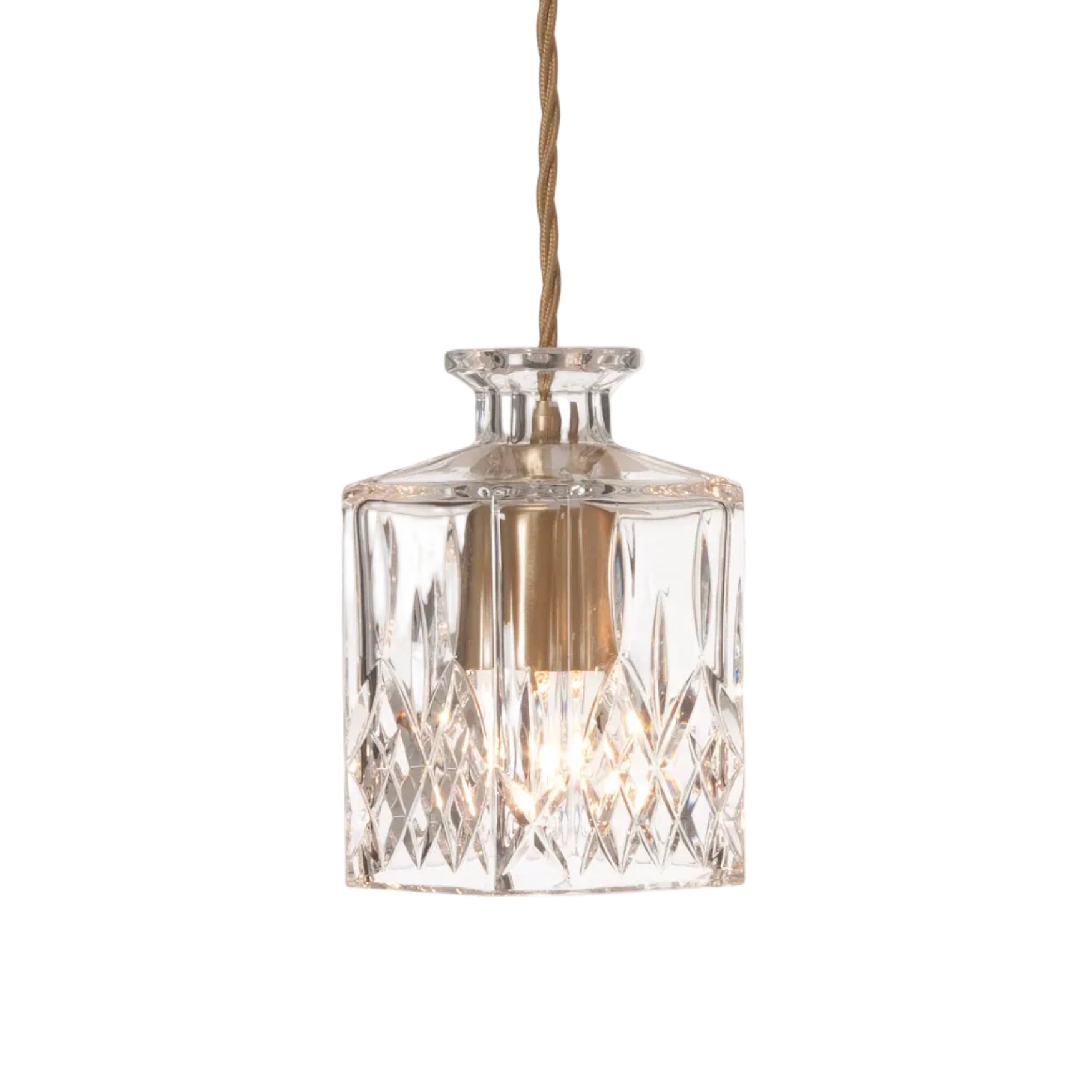 SQUARE DECANTERLIGHT Pendant Lamp Crystal Glass
