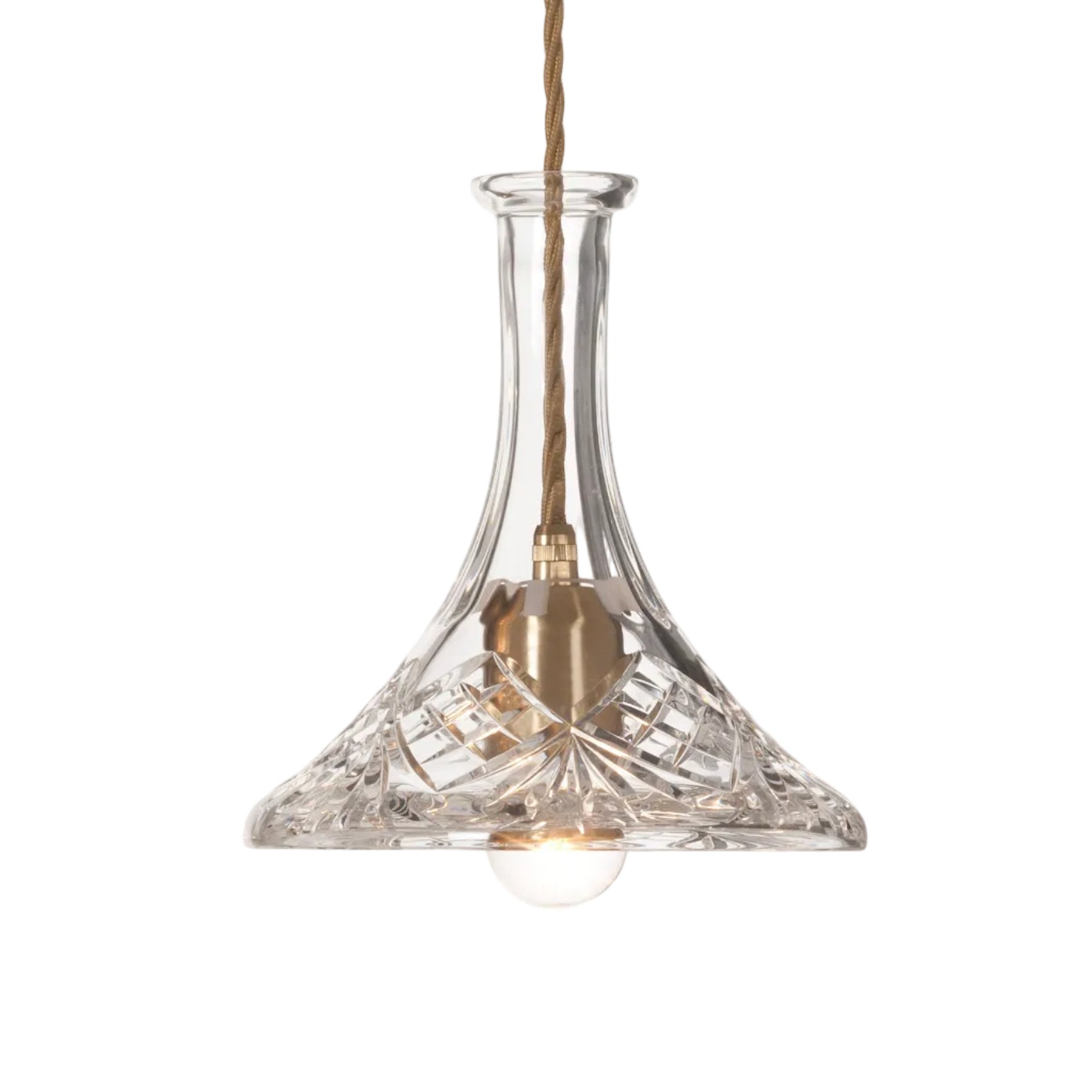 Tulip Decanterlight Pendant Lamp Crystal Glass