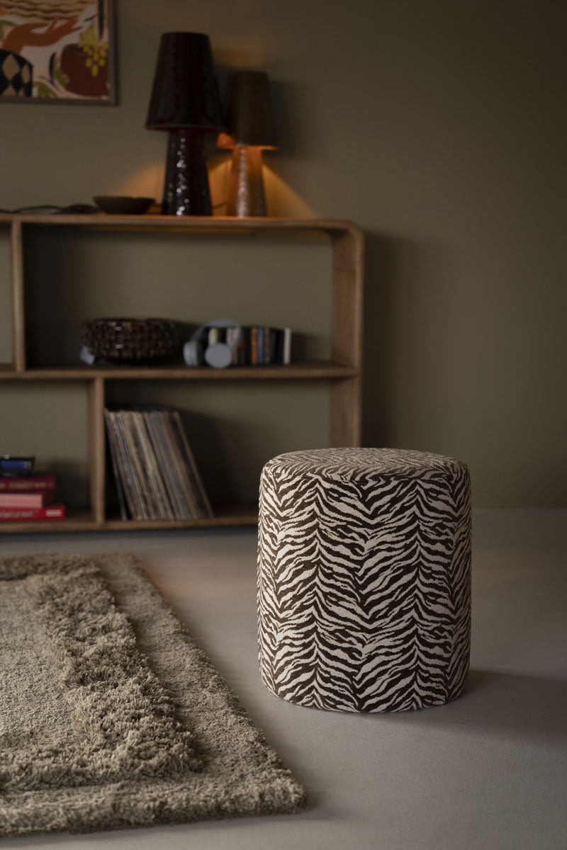 TIGRA brown pouf