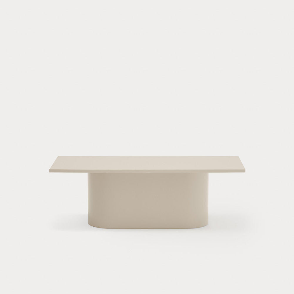 Beige totem coffee table