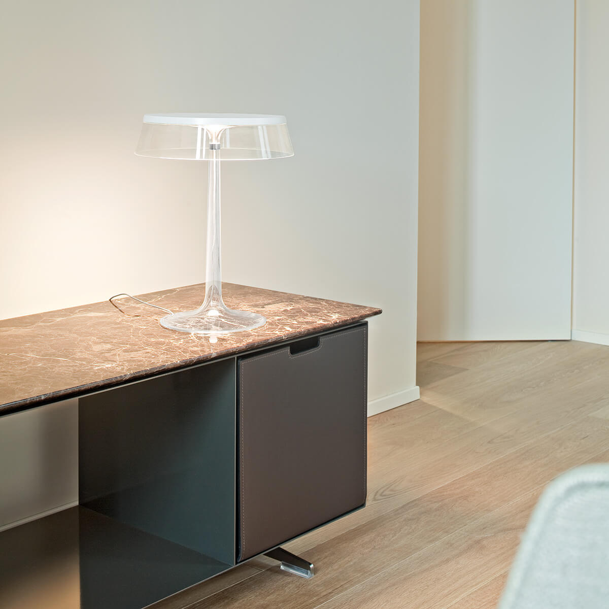 Tischlampe BON JOUR weiß