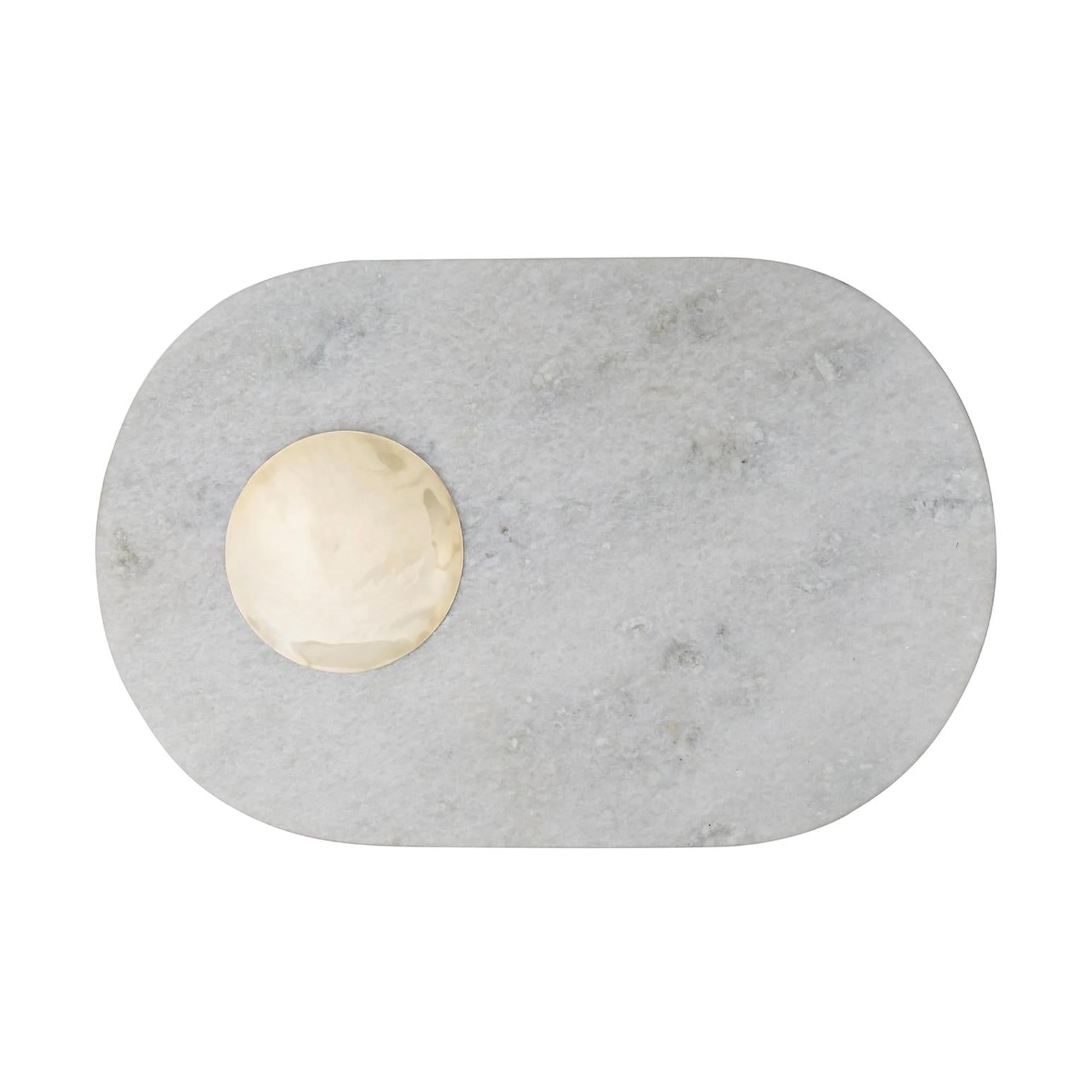 Cutting board stone white marble [Julia] [Amelia SPR]