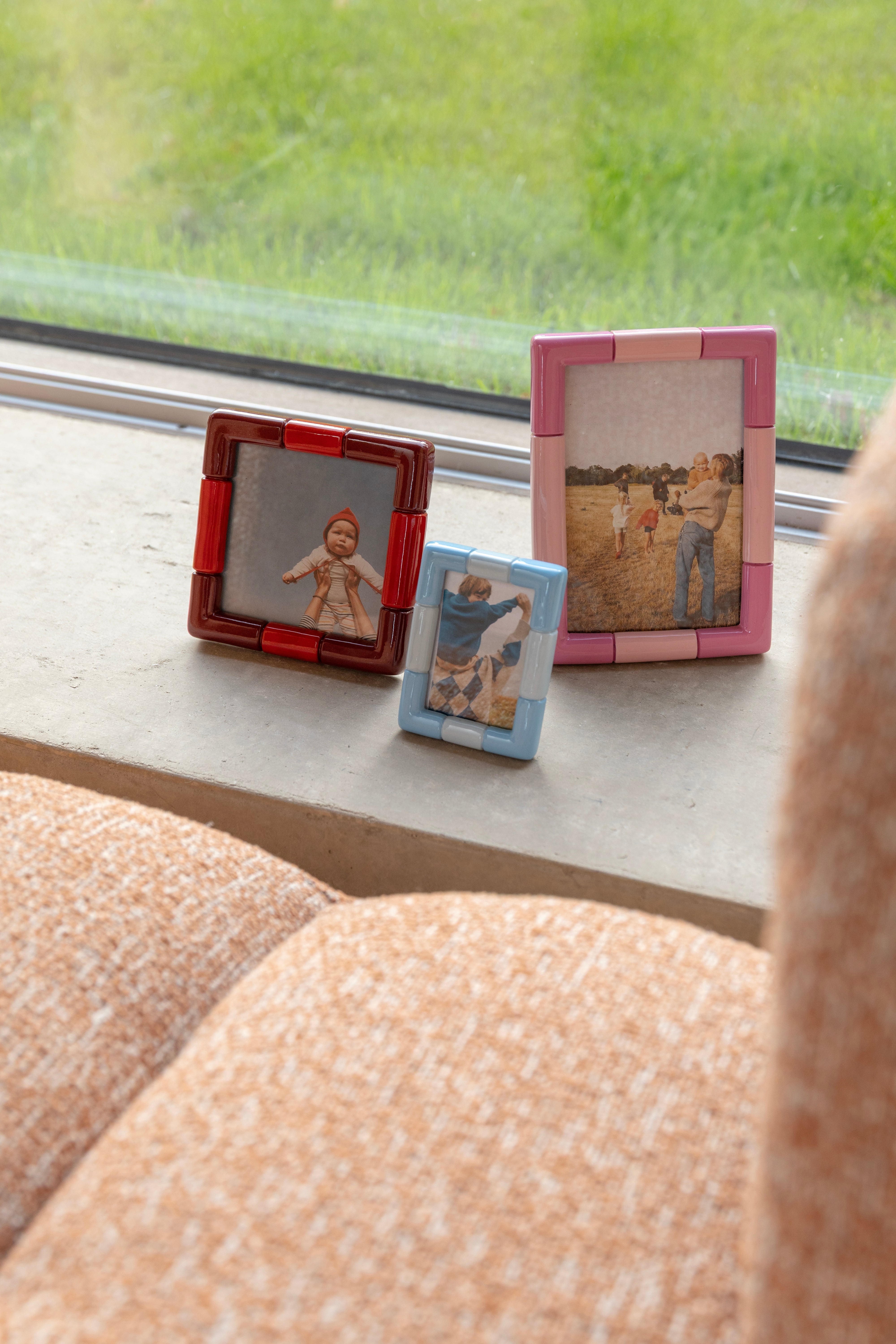 RIFT RECTANGLE photo frame blue