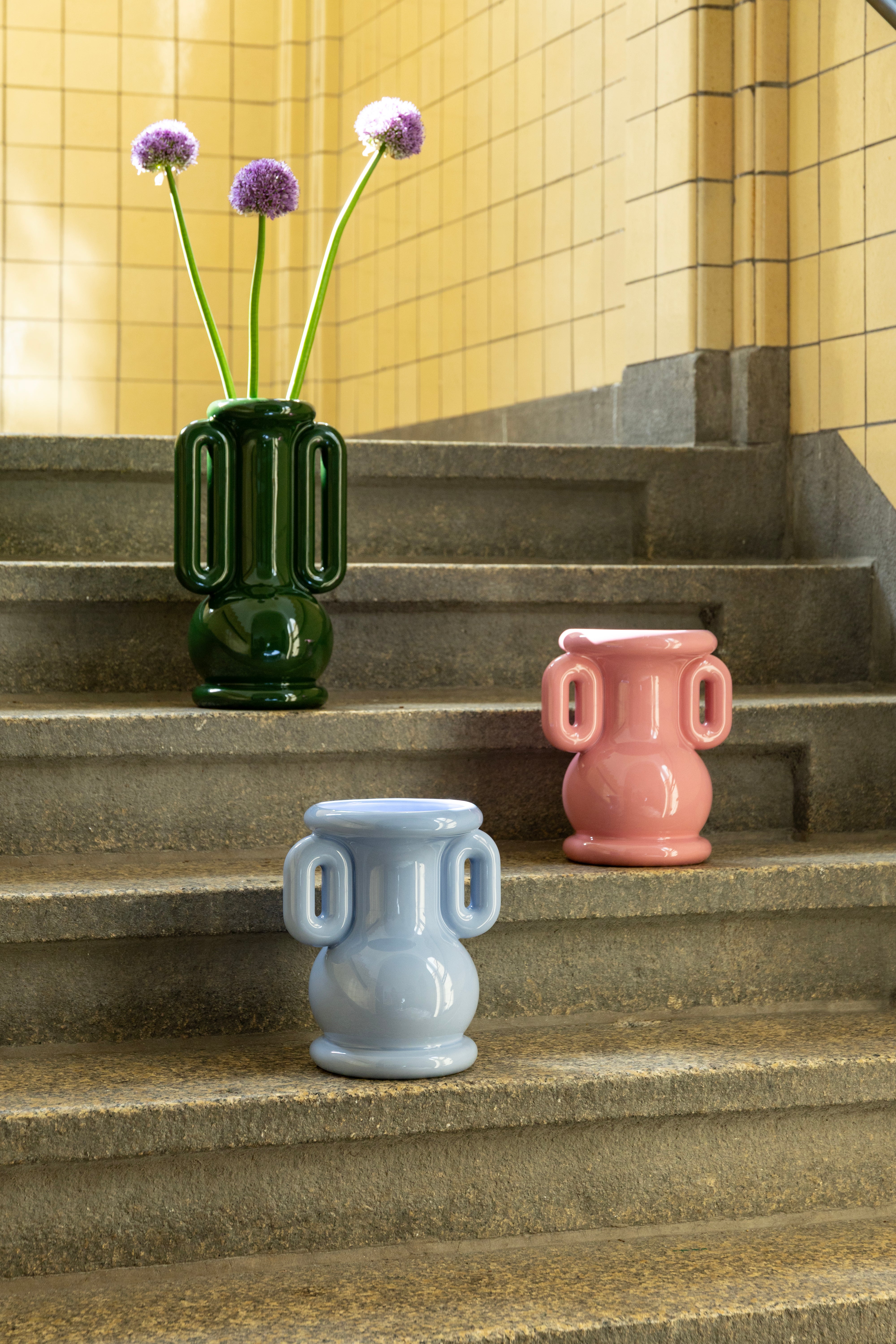 Amphora Vase Green