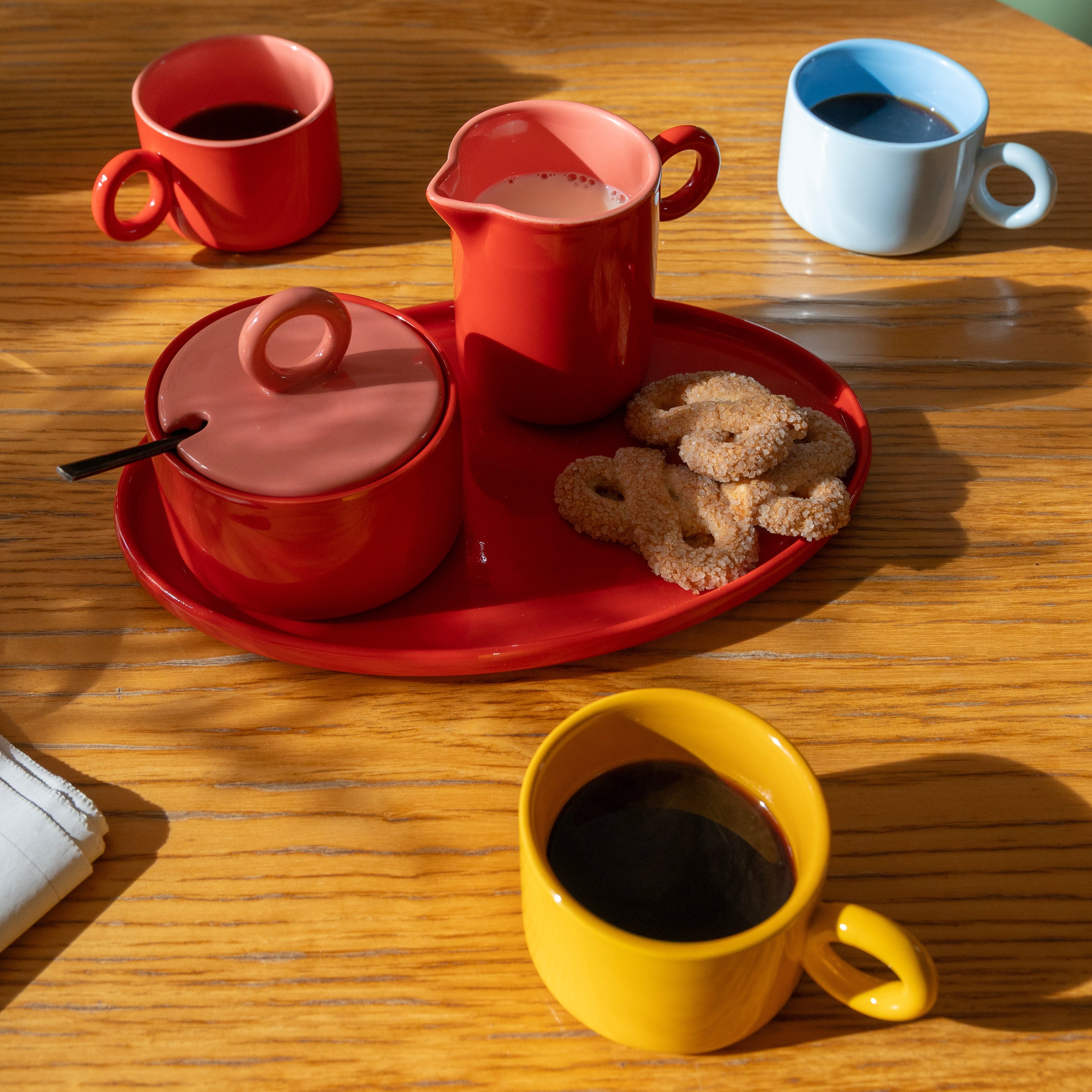 CHIQUITO Cup Set Yellow Porcelain