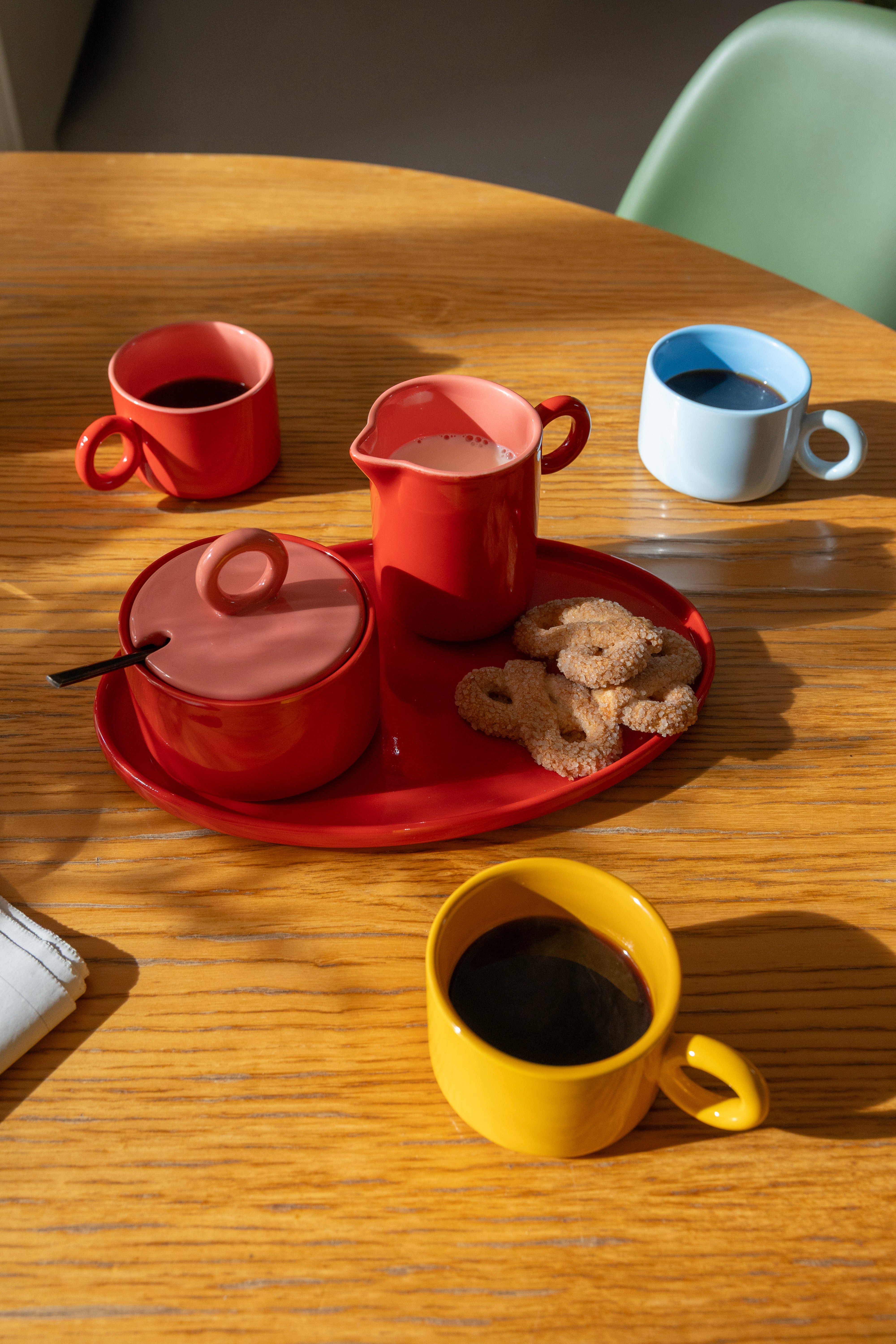 CHIQUITO Cup Set Red Porcelain