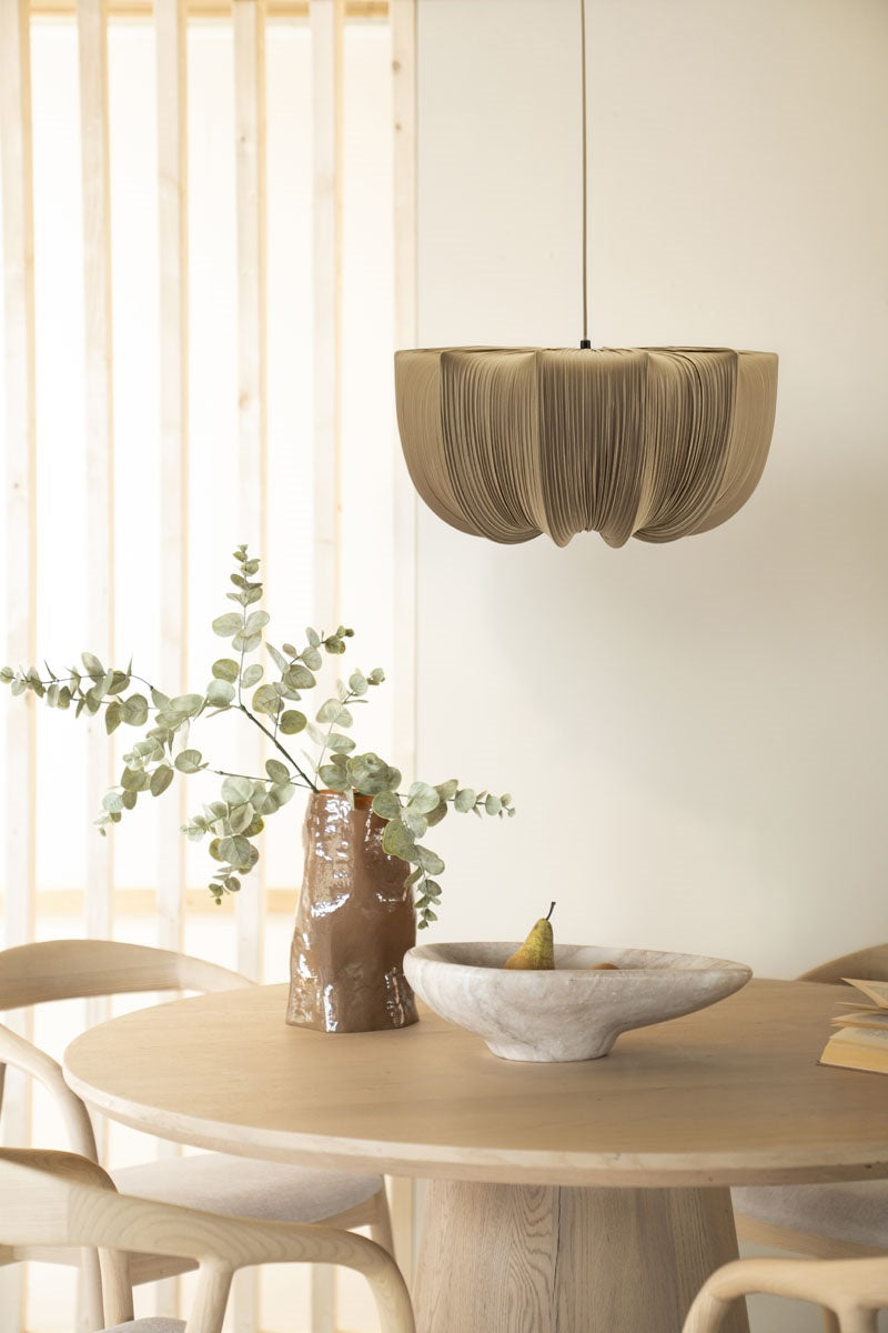 NUVIA ONE pendant lamp in light brown