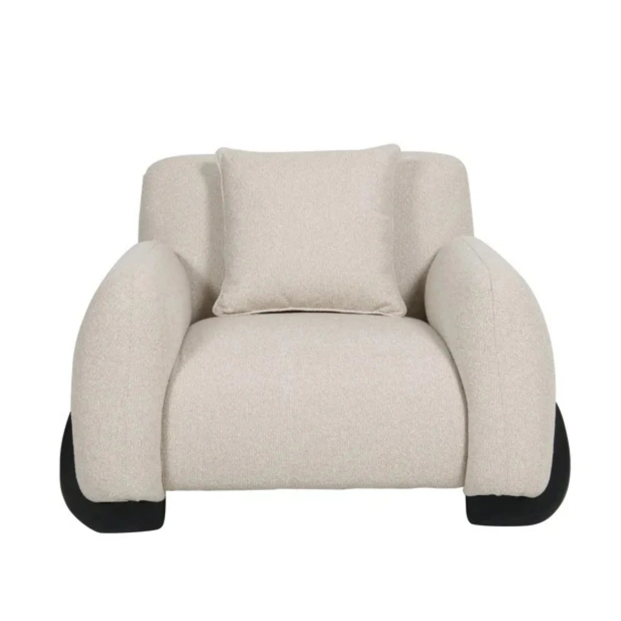 Godiva beige armchair