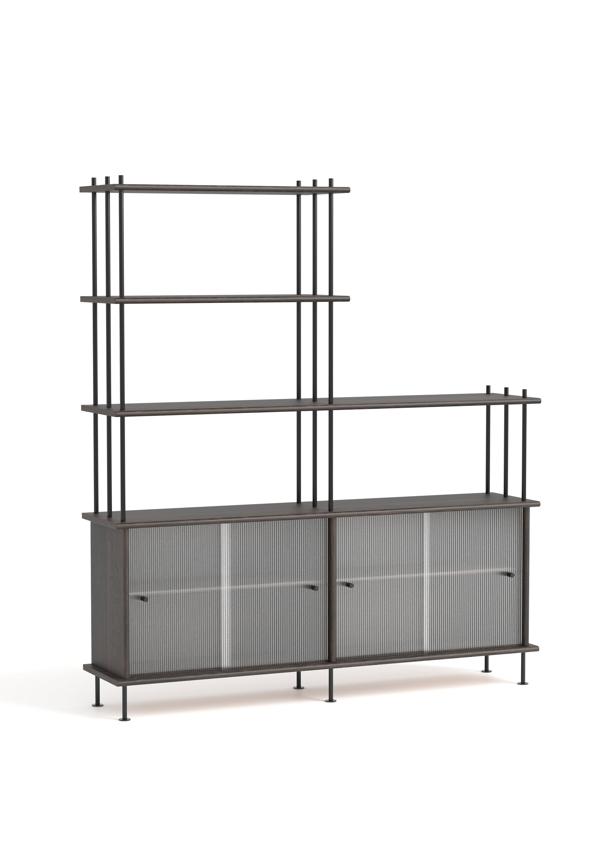 BAVA 160 Cabinet in Ebony Oak Wood