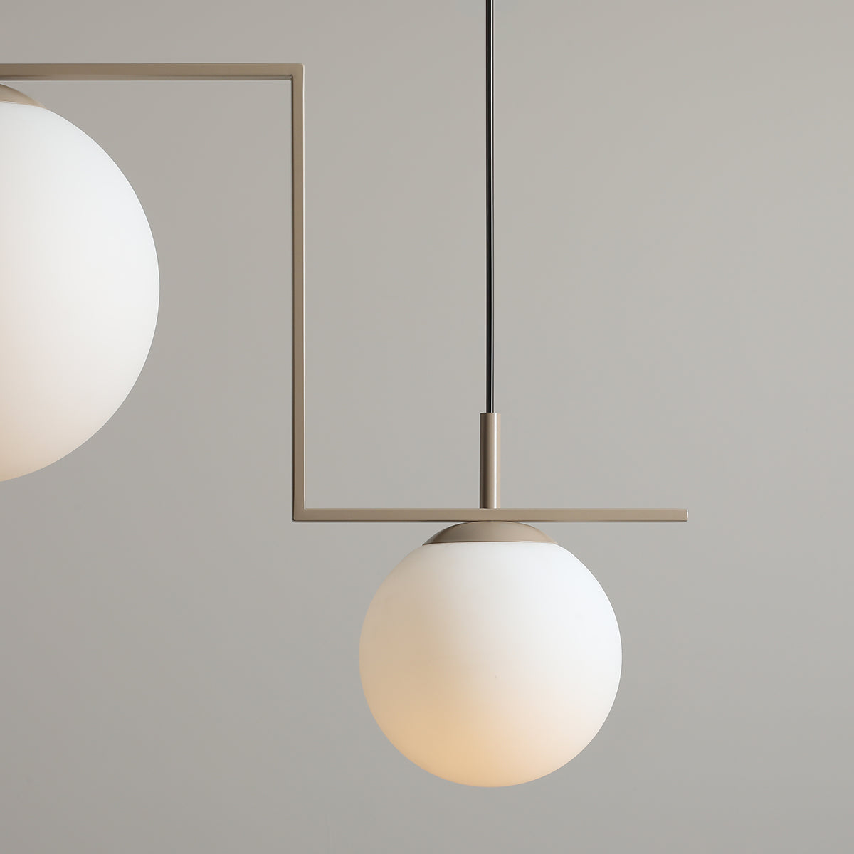 Hängelampe ZAC DUO beige
