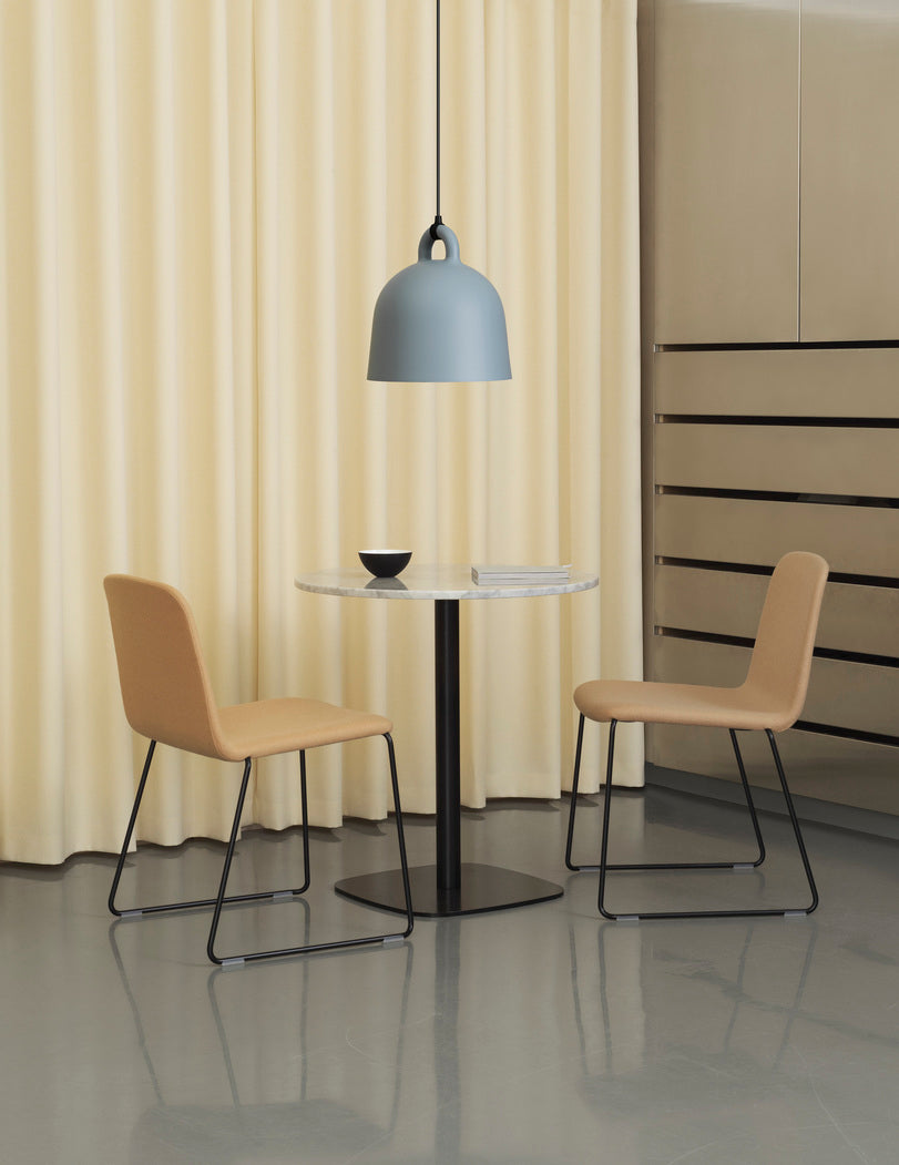 Black ash chair with black base