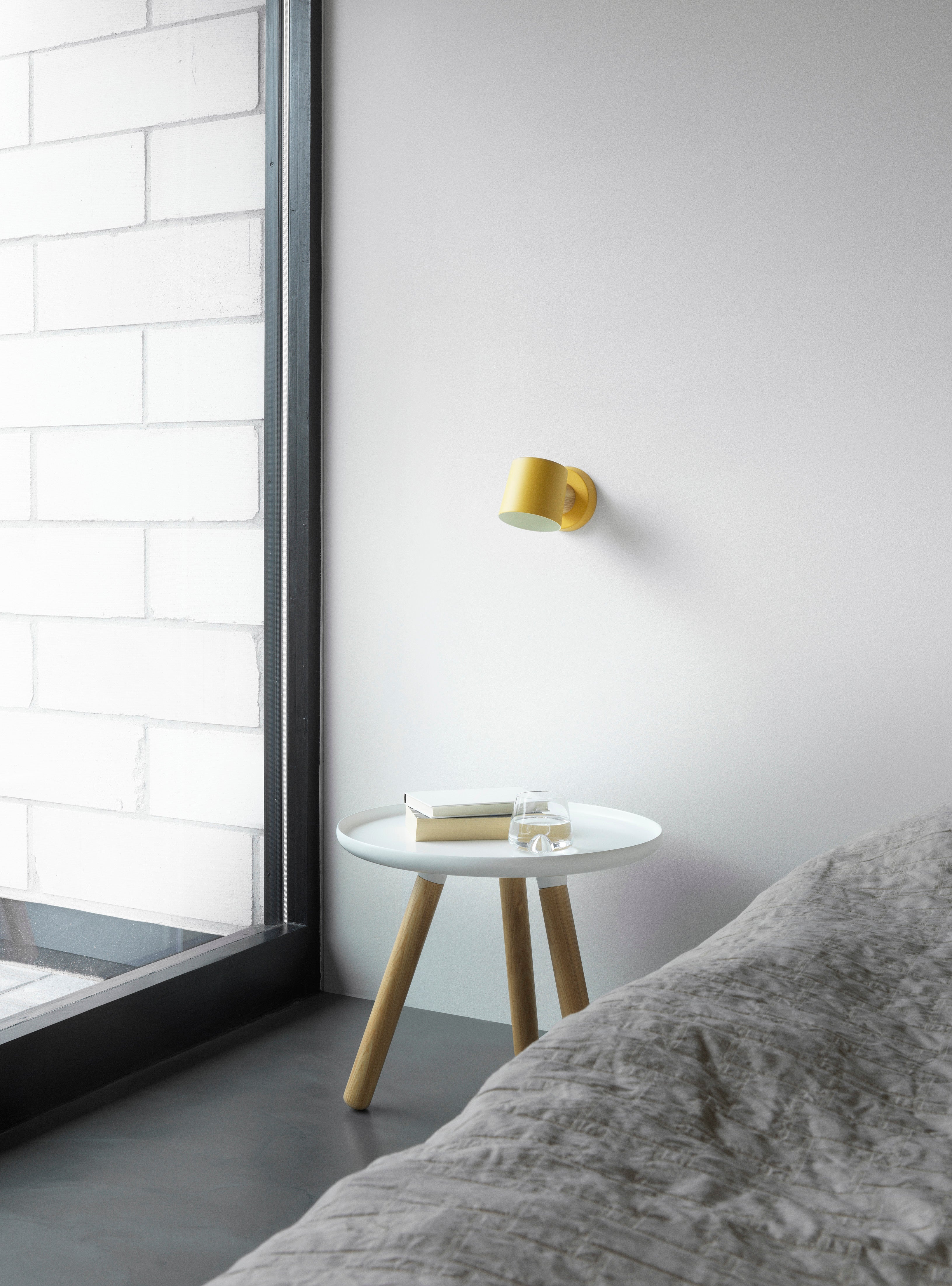 Wandleuchte RISE gelb