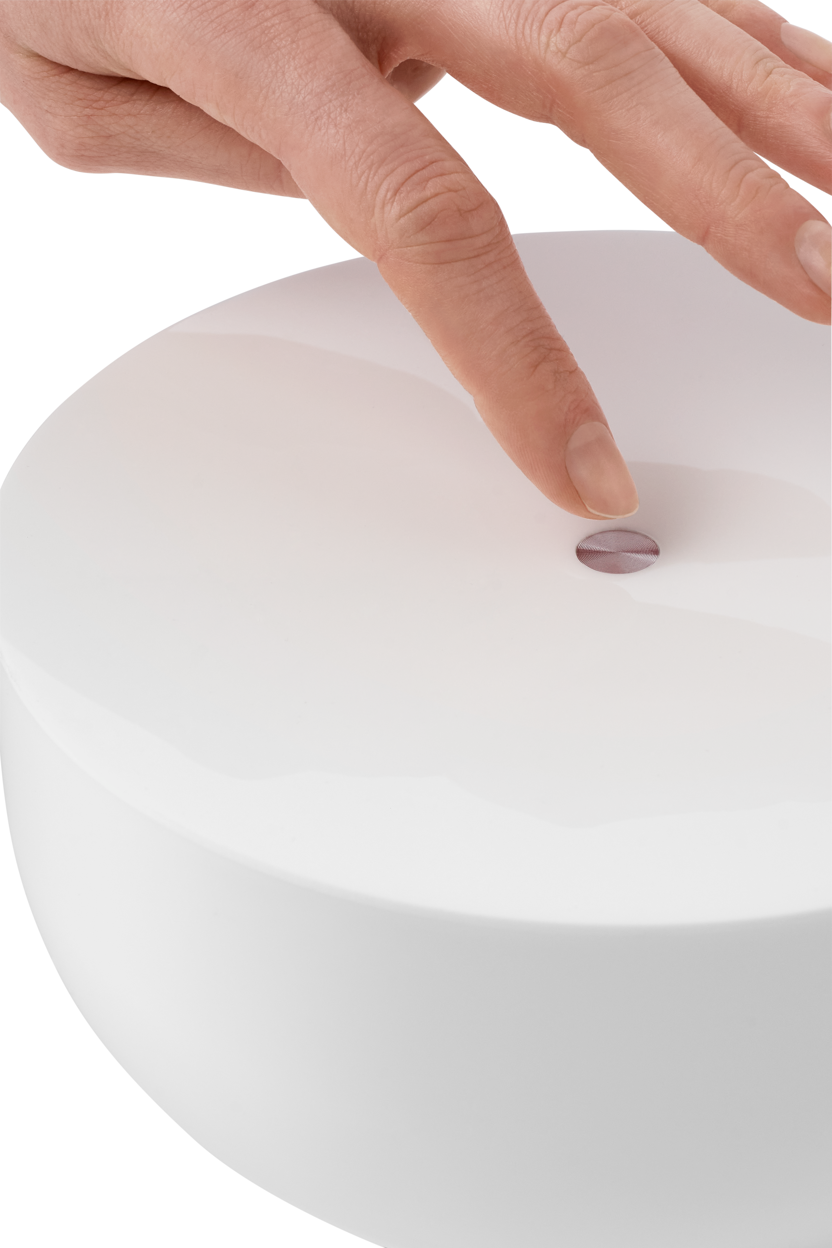 Portable lamp KIZU white marble