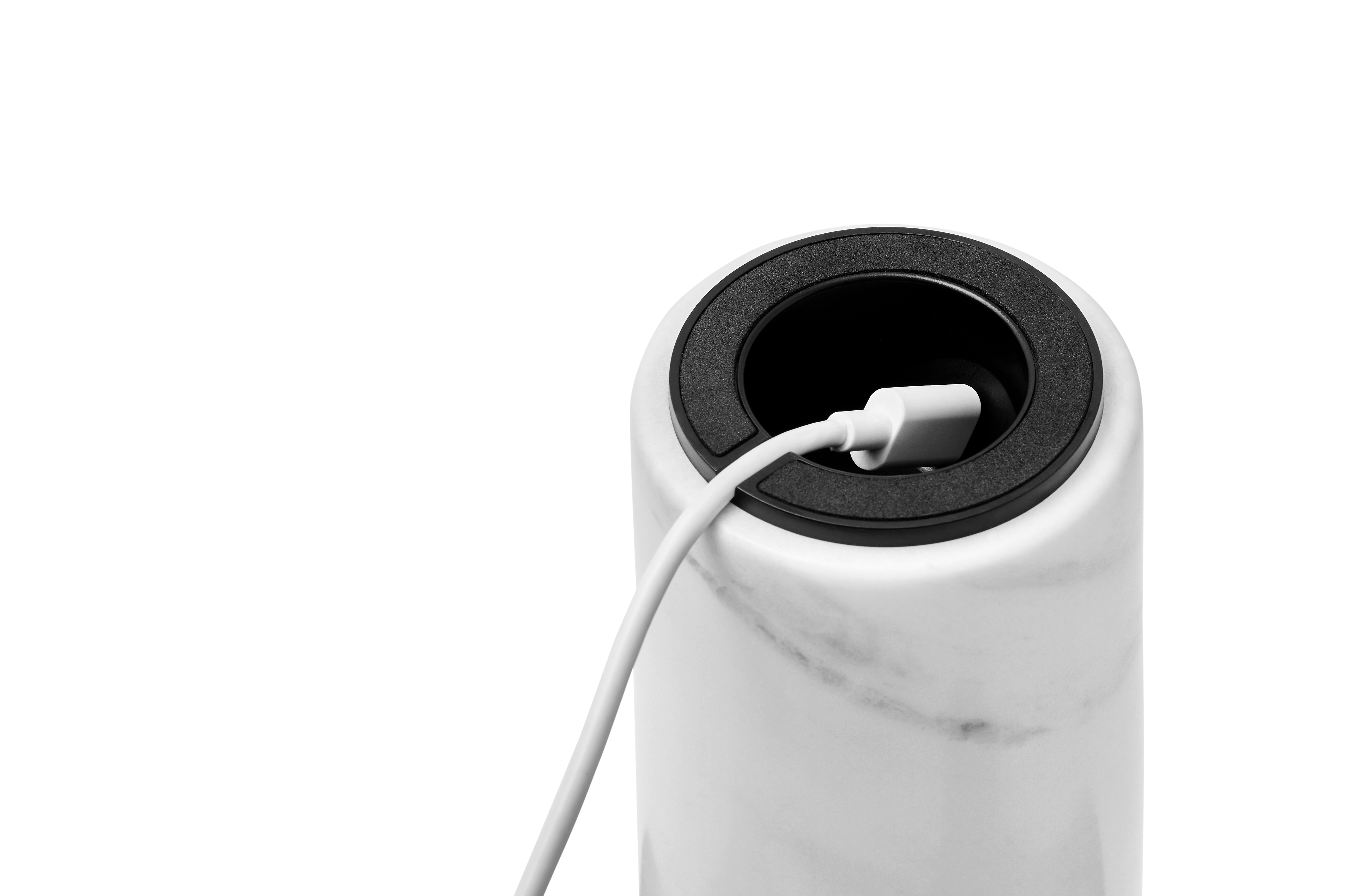 Portable lamp KIZU white marble