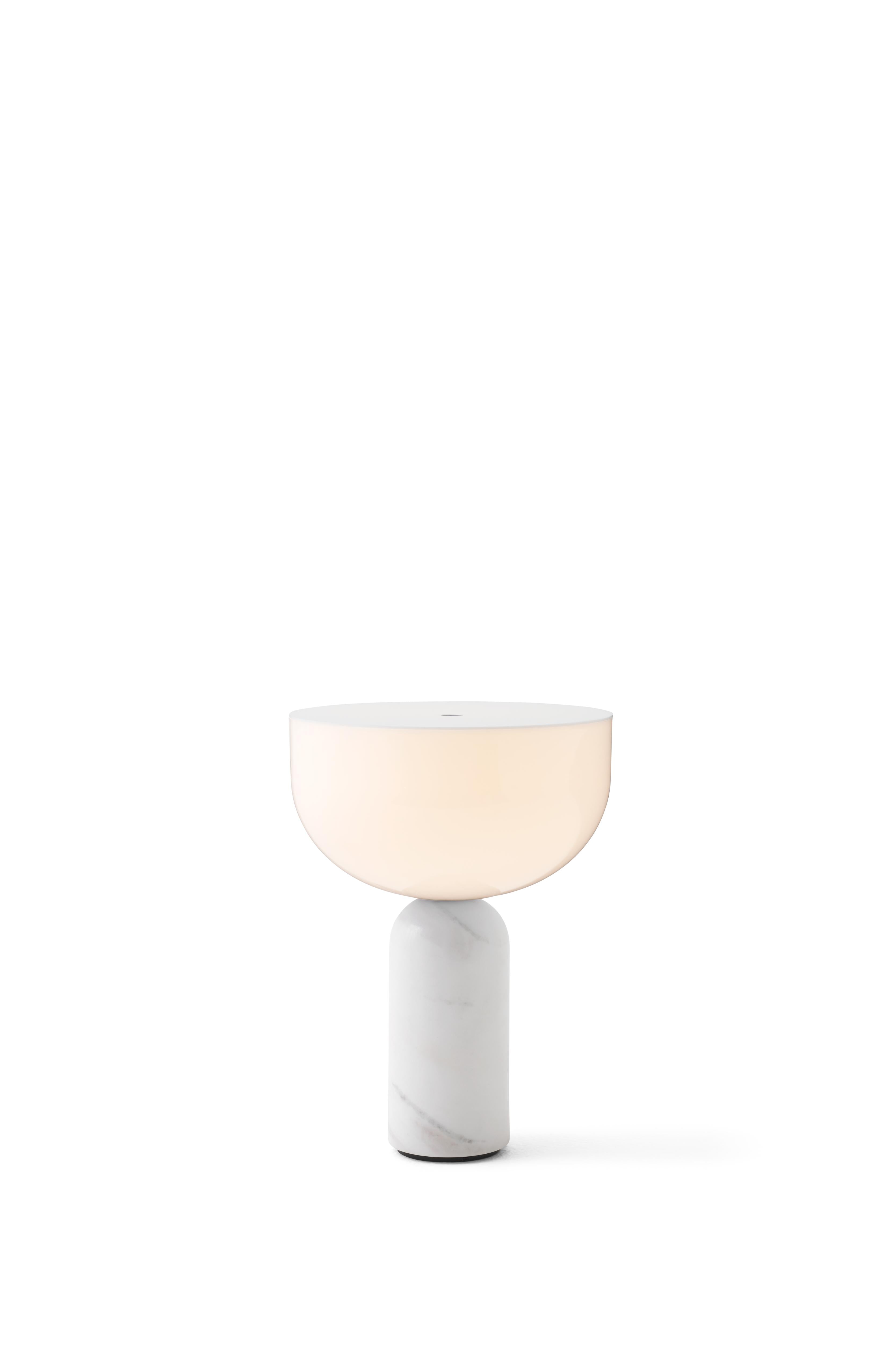 Portable lamp KIZU white marble