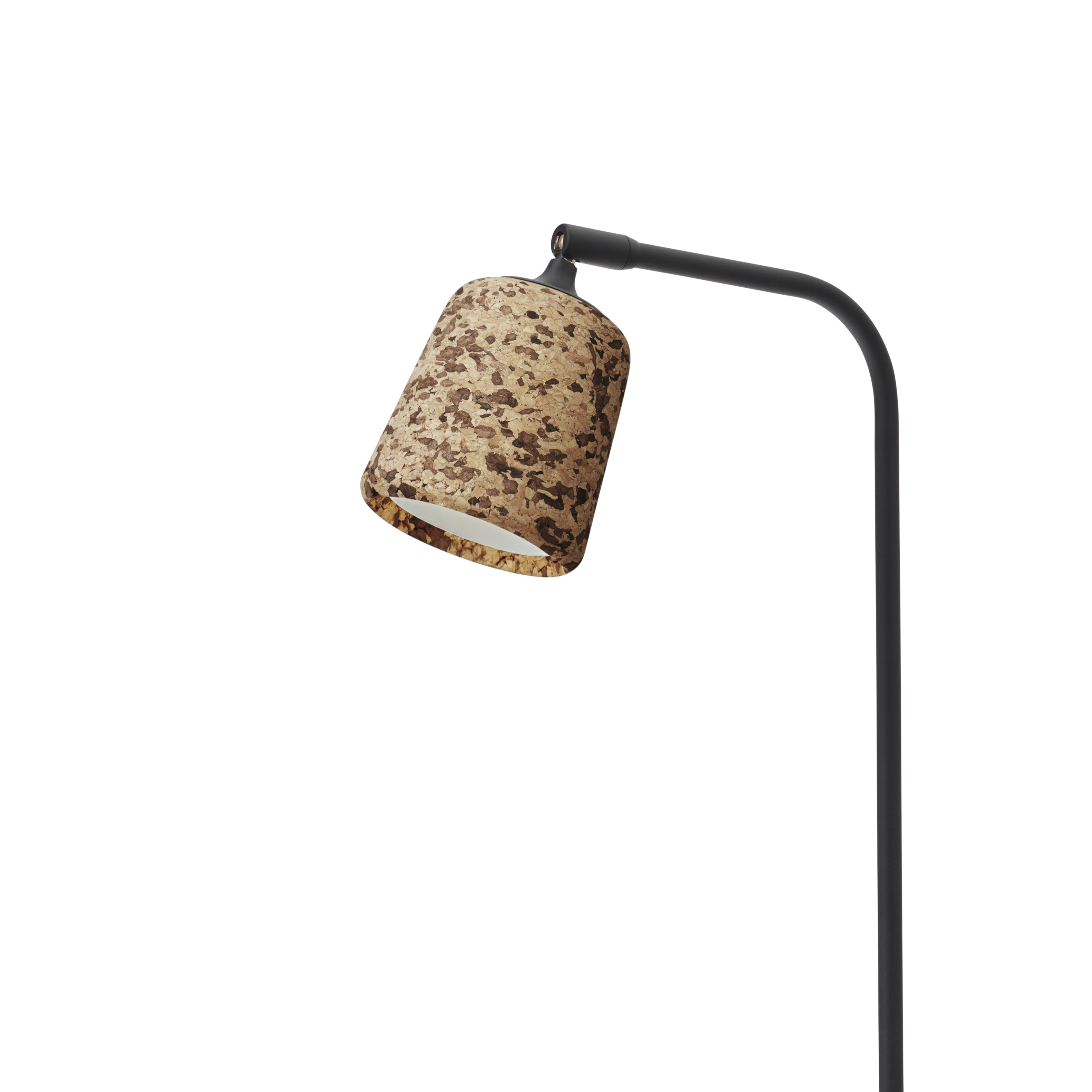 Floor lamp material mix cork