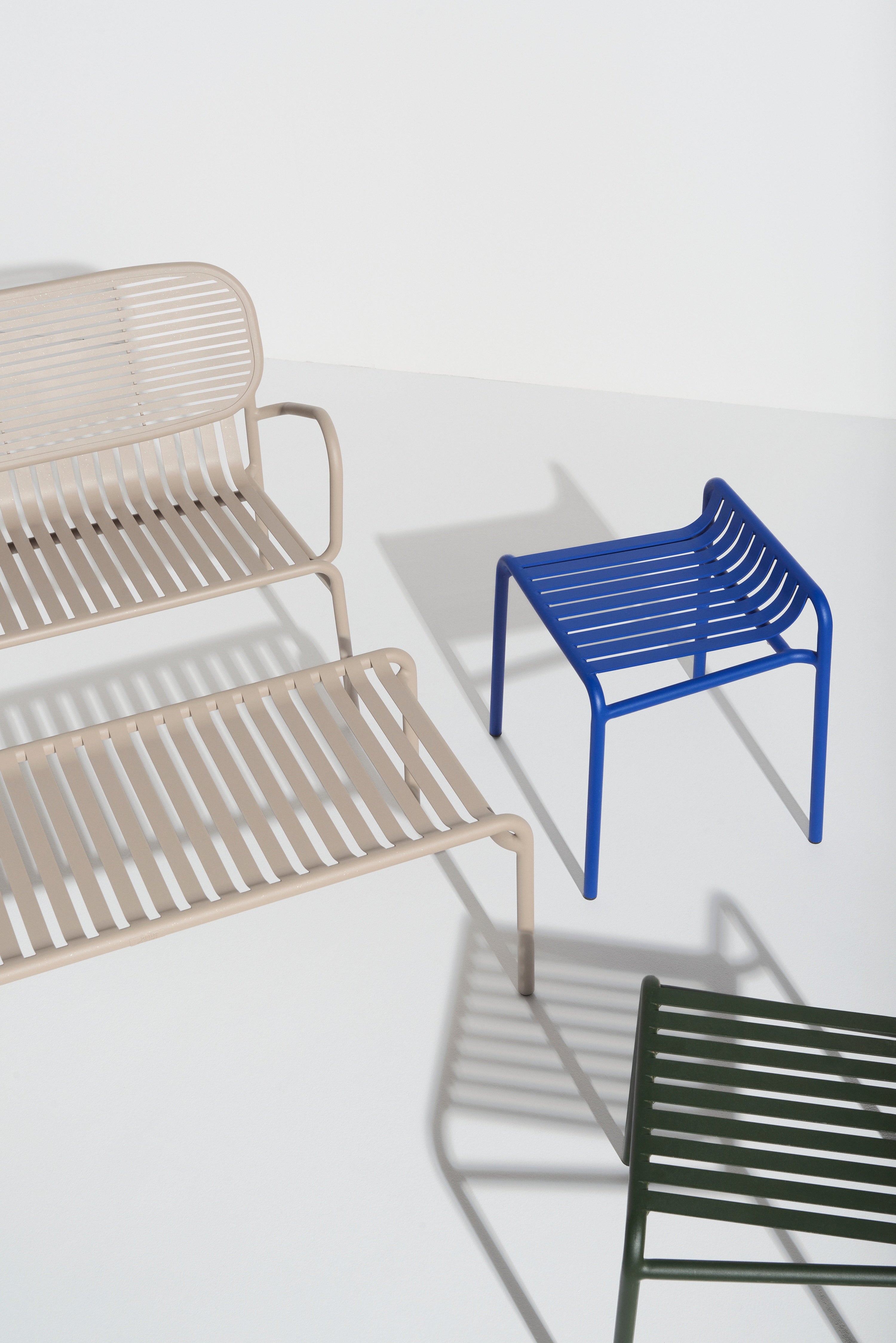 WEEK-END Square White Outdoor Coffee Table