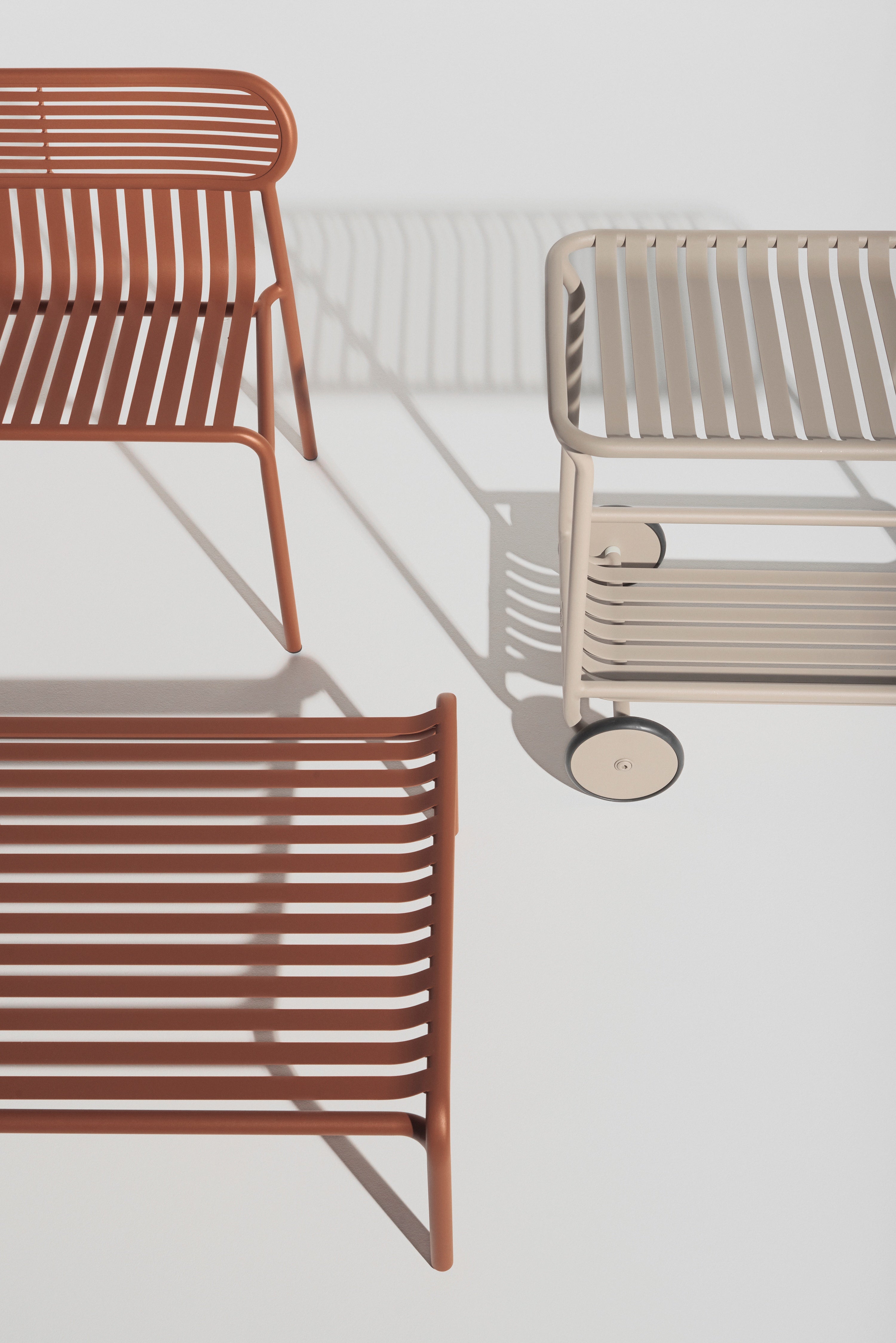 WEEK-END Square White Outdoor Coffee Table