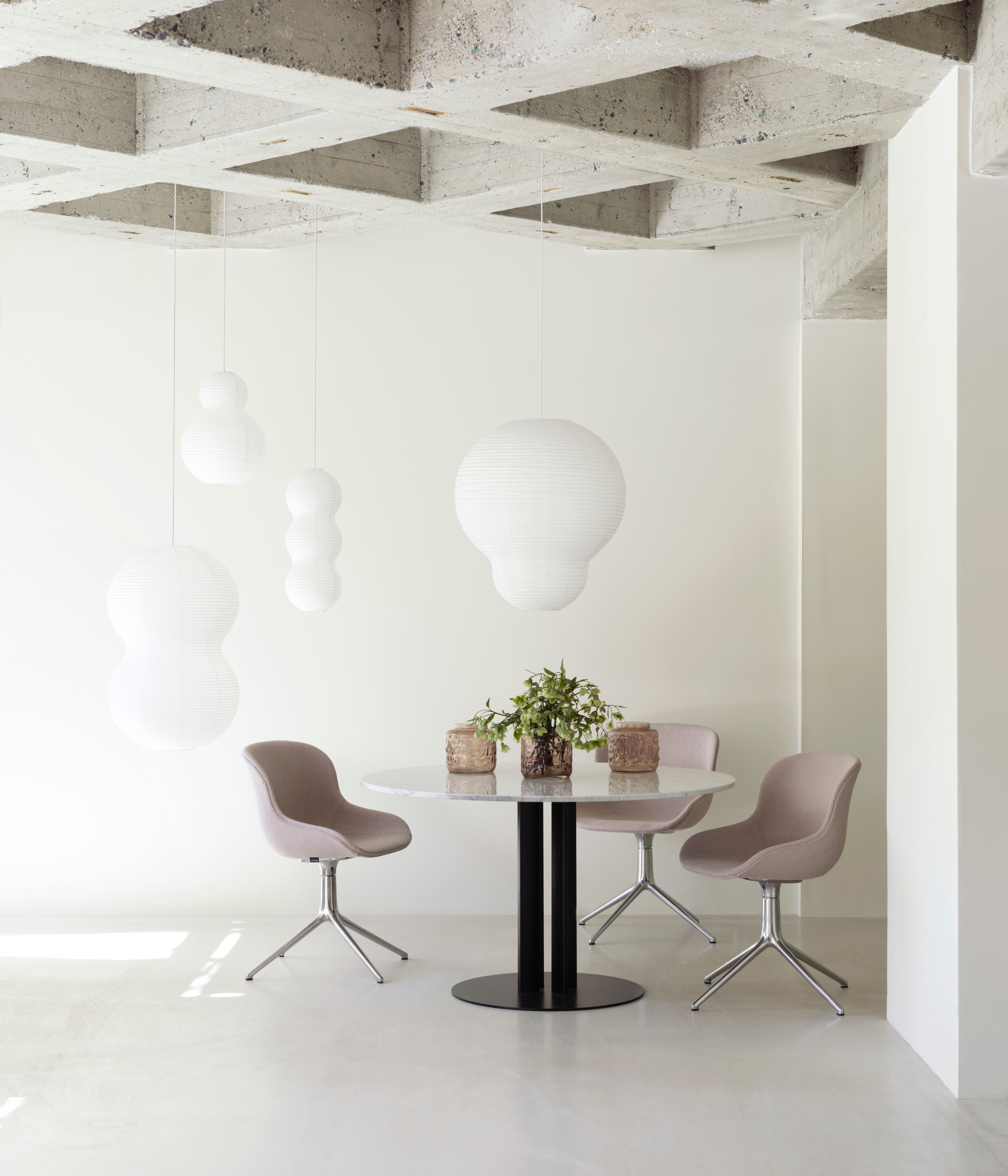 PUFF BUBBLE white pendant lamp shade