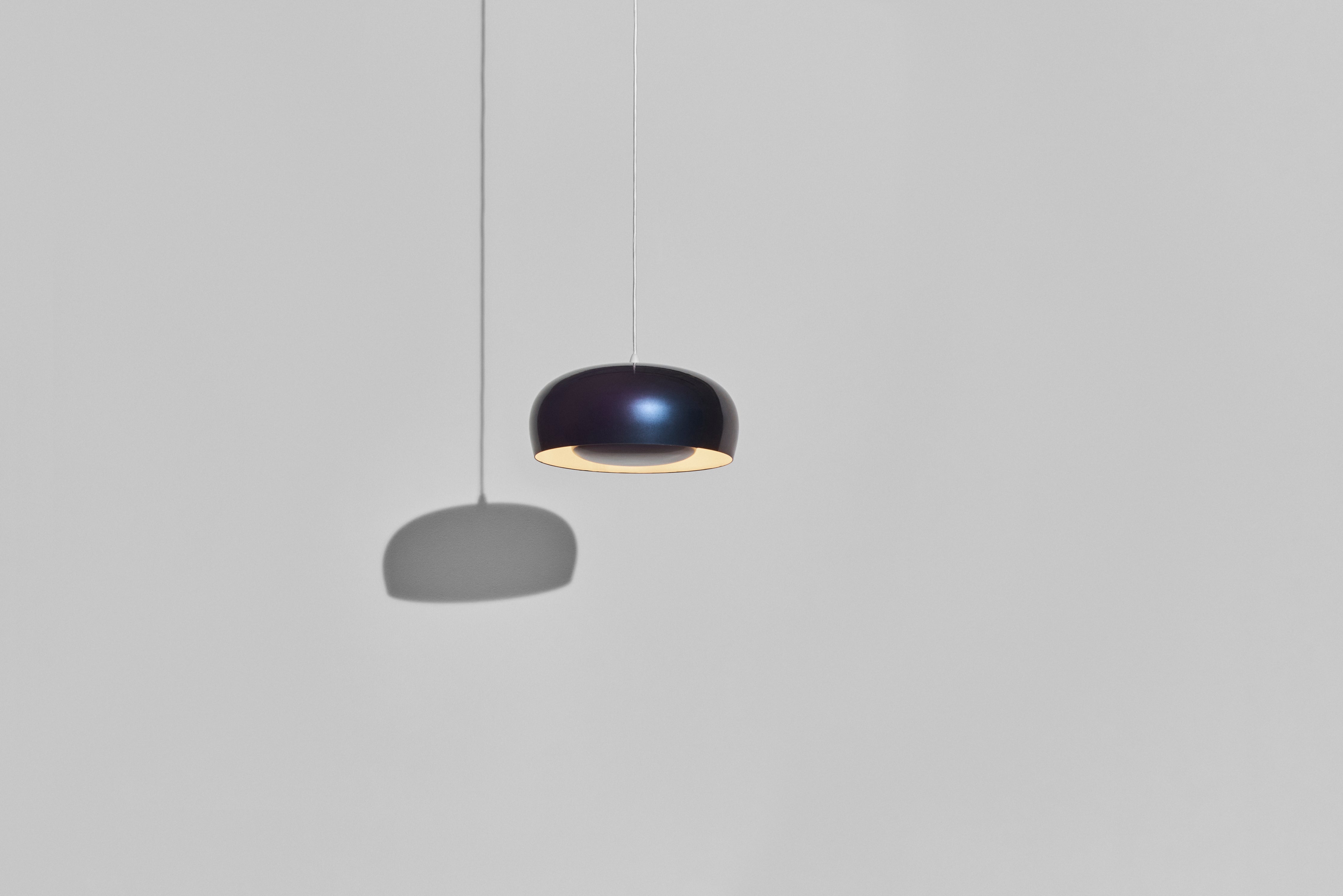 BRUSH dark blue pendant lamp