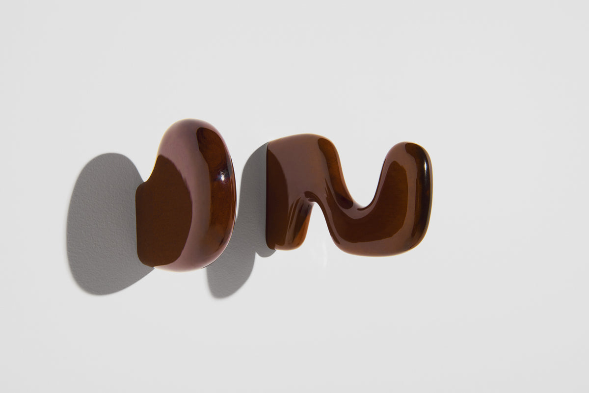 KLUMP Brown Wall Hook Set