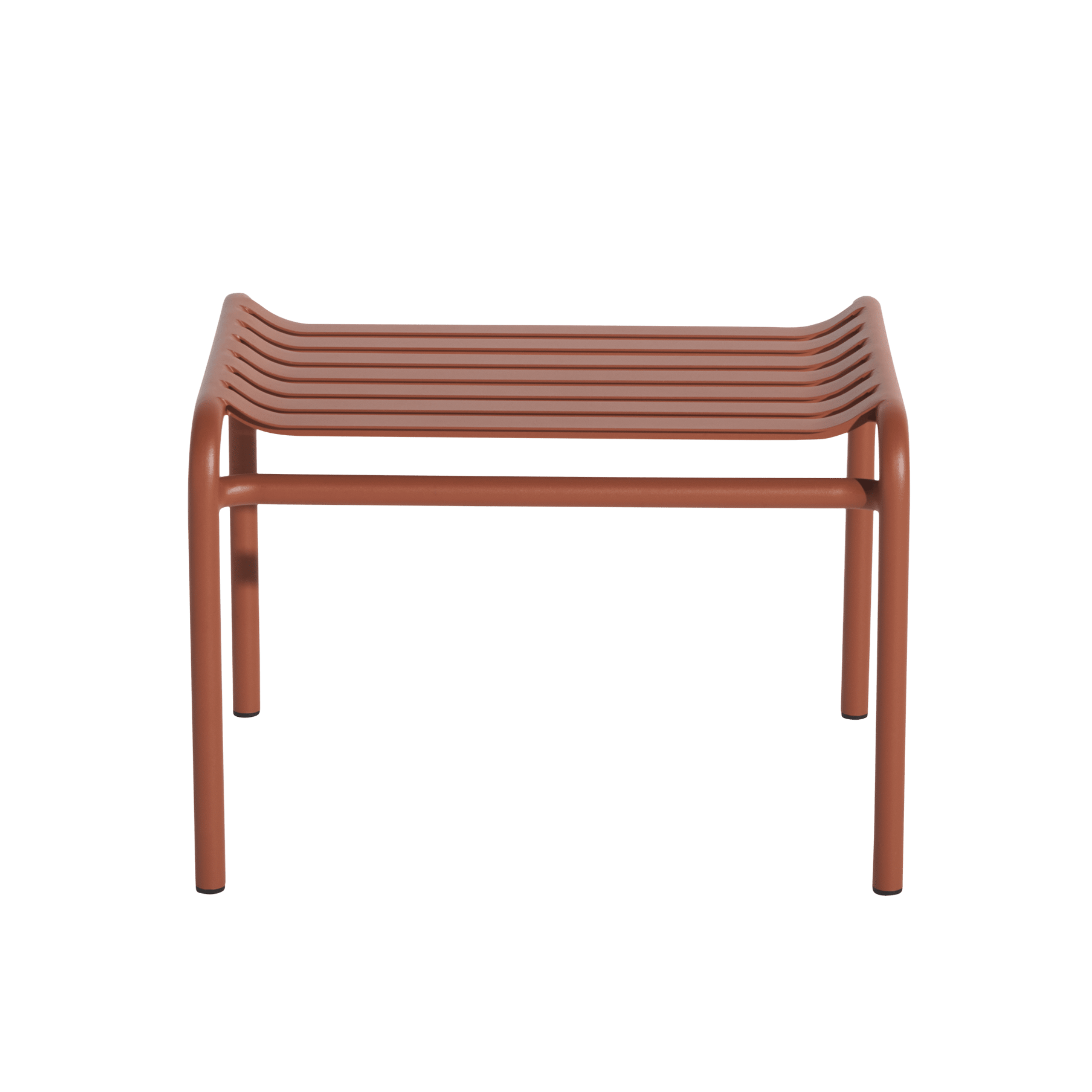WEEK-END garden footstool in terracotta