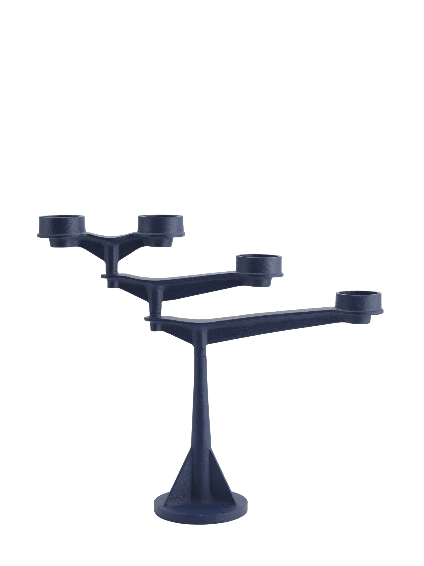 SPIN MINI Candle Holder Navy Blue