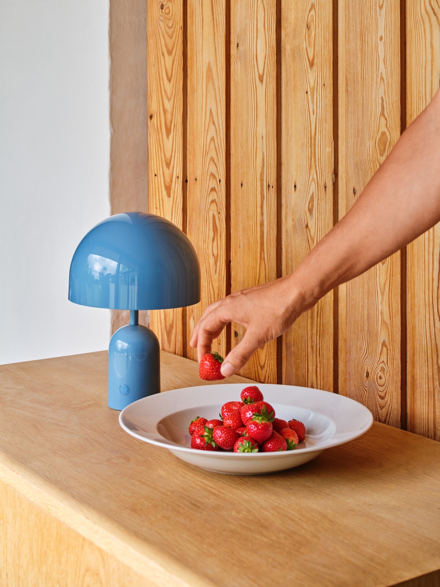 Portable Lamp BELL Light Blue