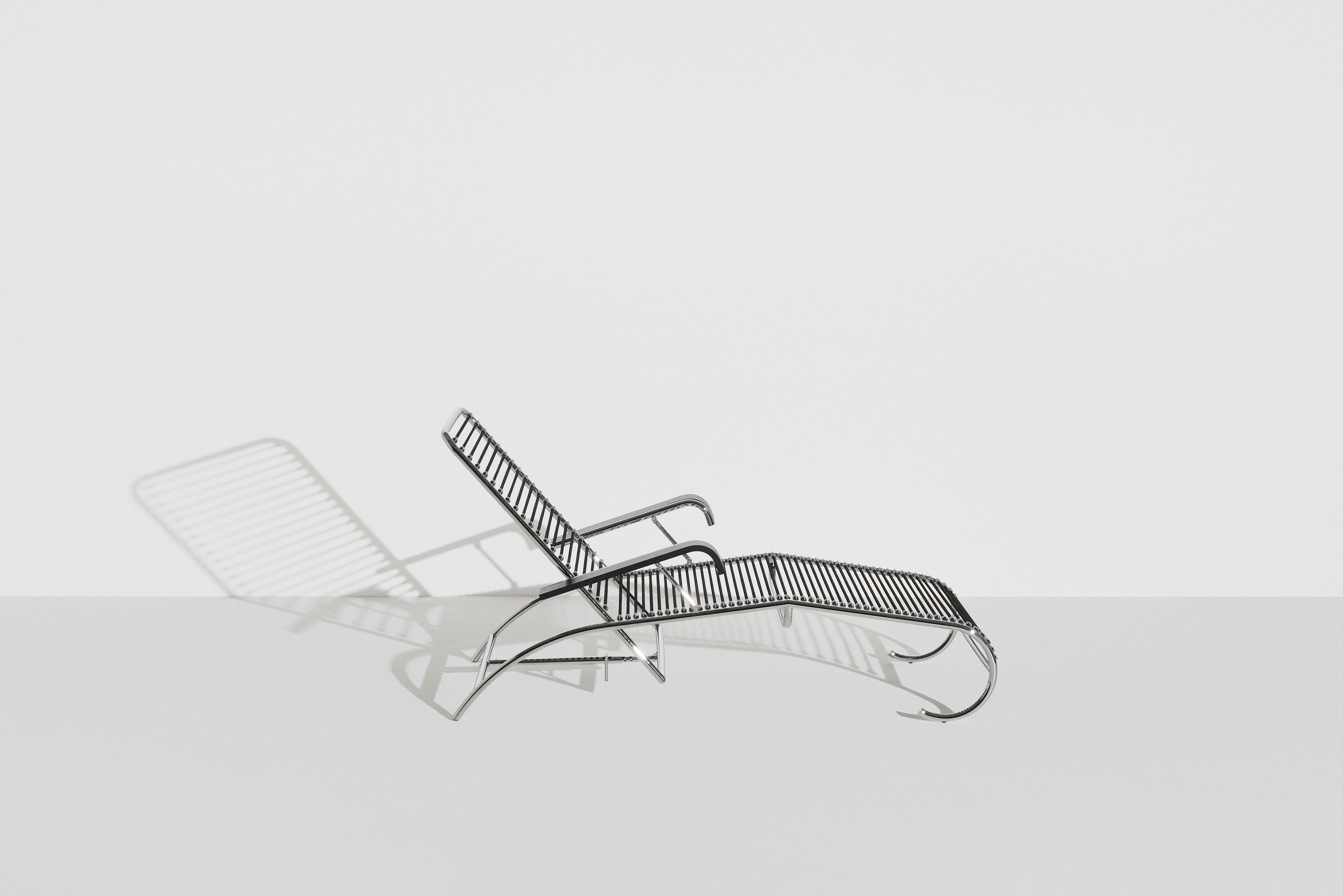 SANDOWS N°114 Black Daybed with Steel Base