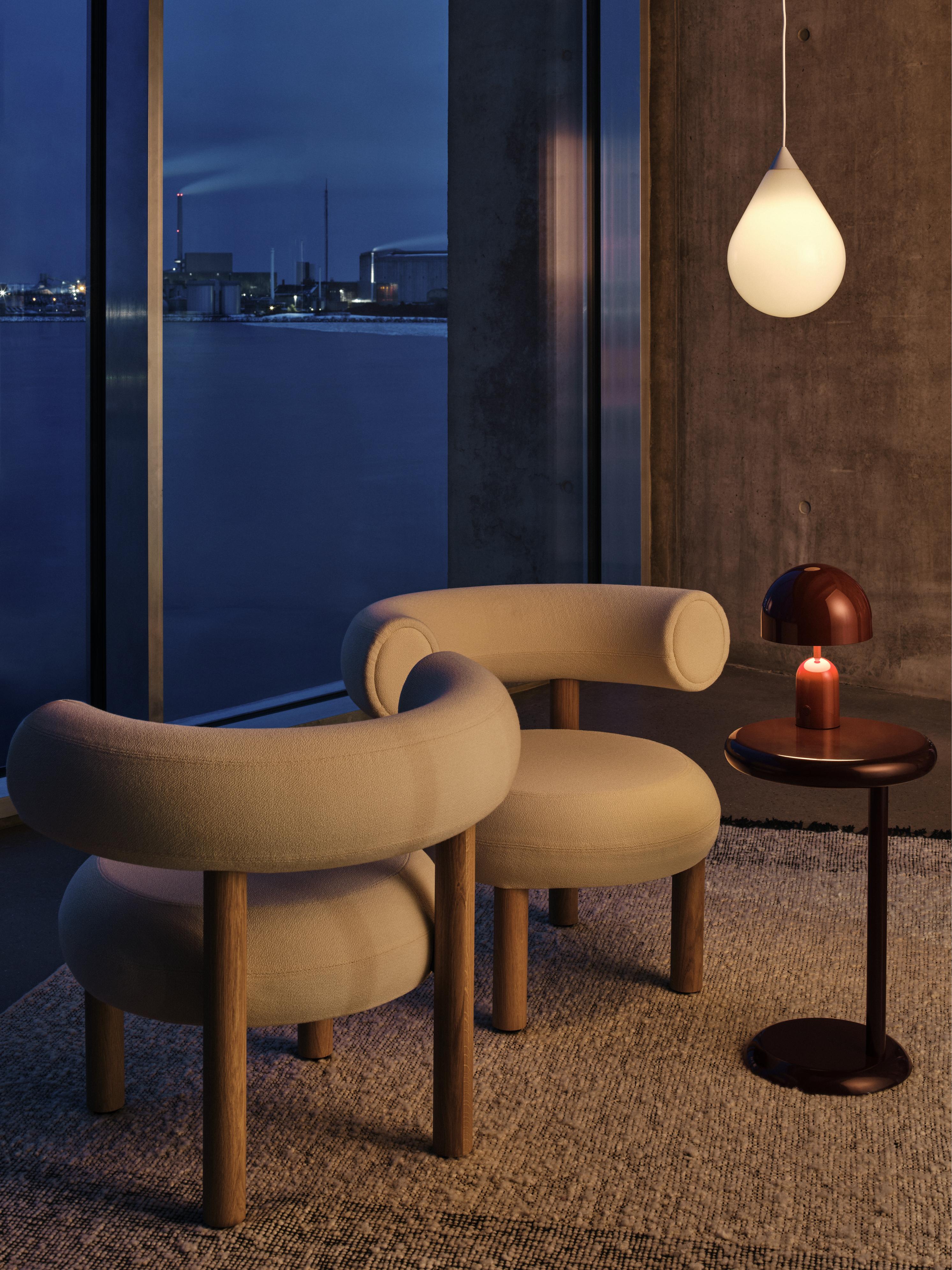 FLARE BEAD Pendant Lamp with Opal Shade