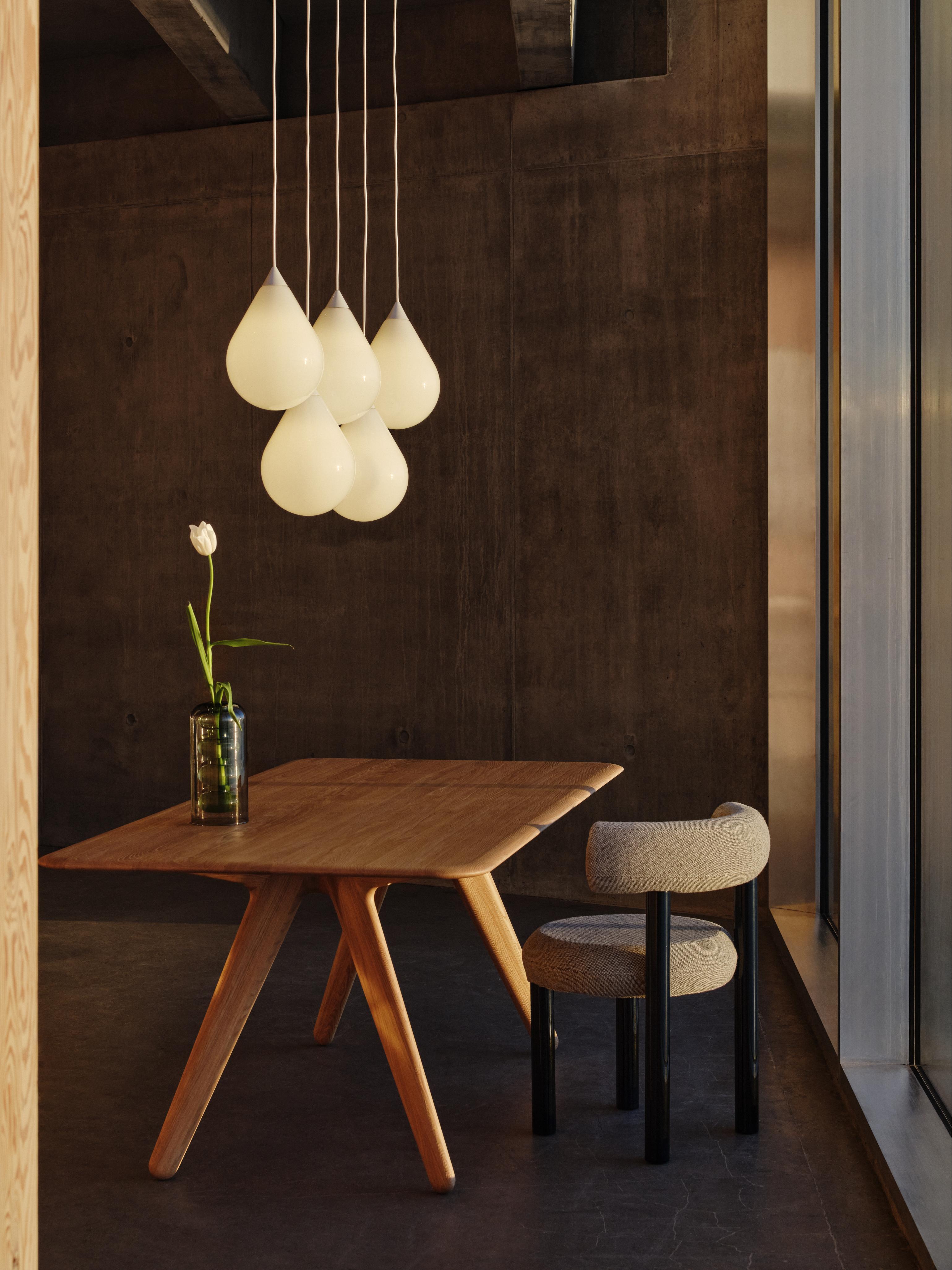 FLARE BEAD Pendant Lamp with Opal Shade