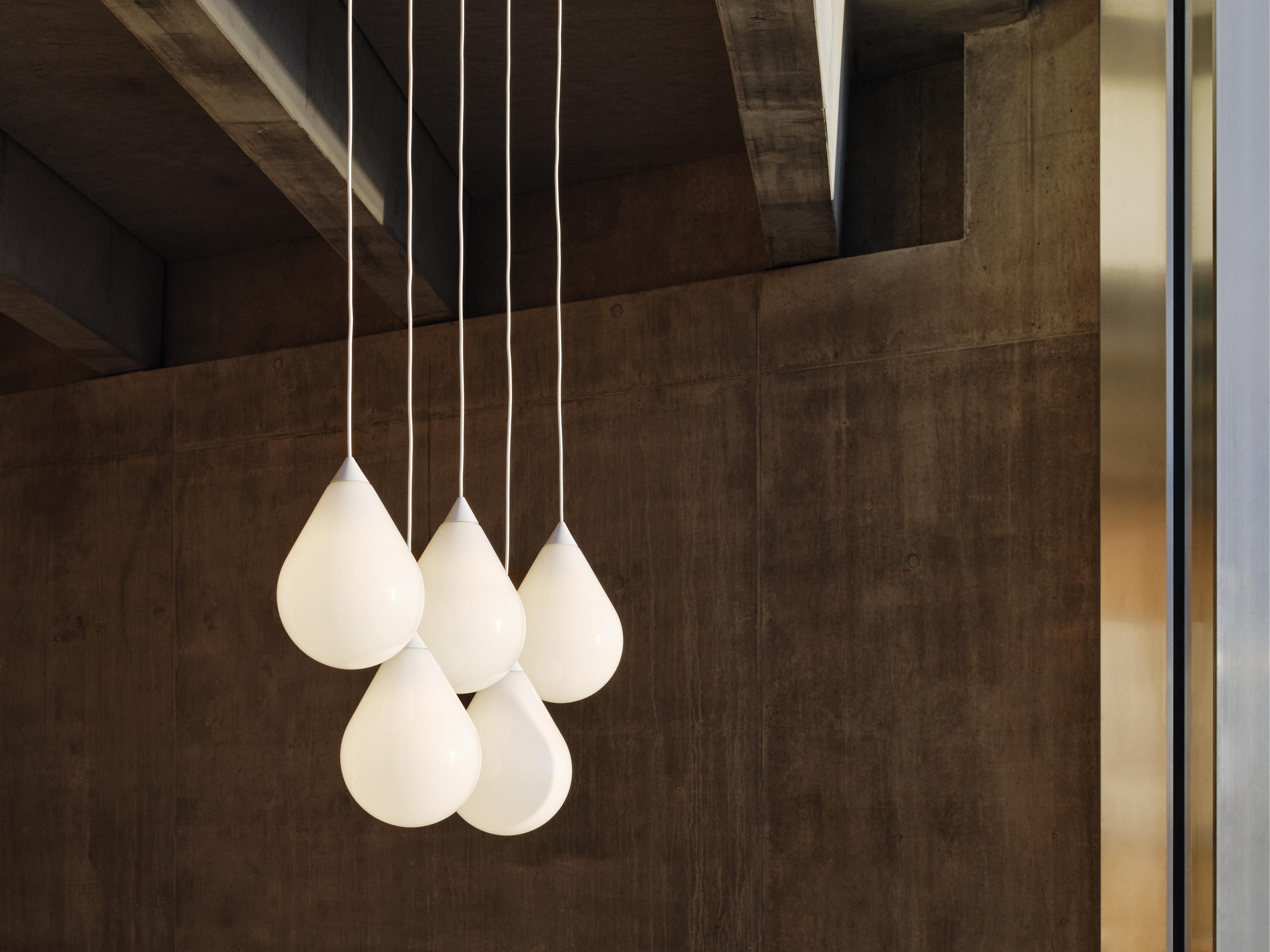FLARE BEAD Pendant Lamp with Opal Shade