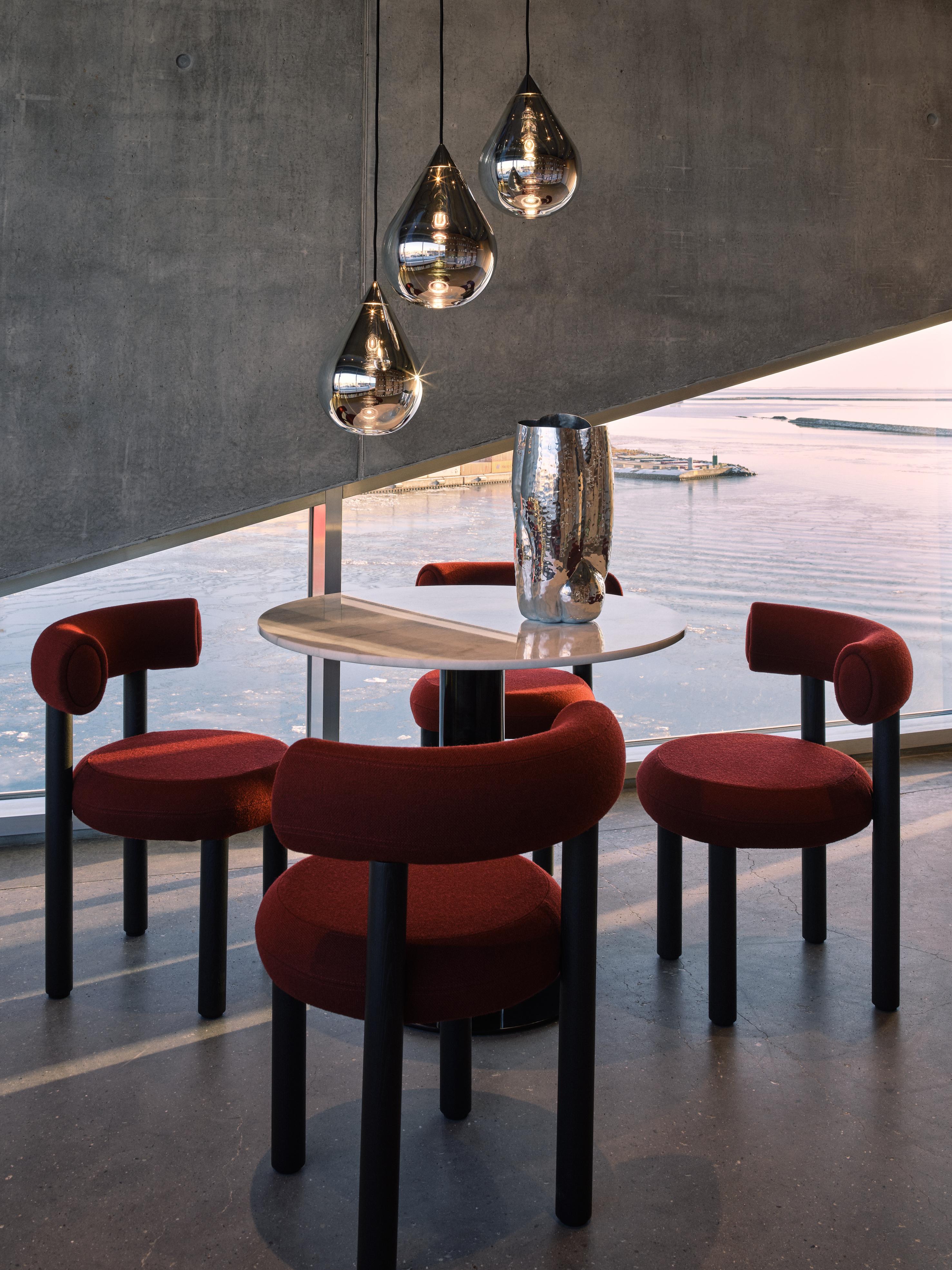 FLARE BEAD Pendant Lamp with Silver Shade