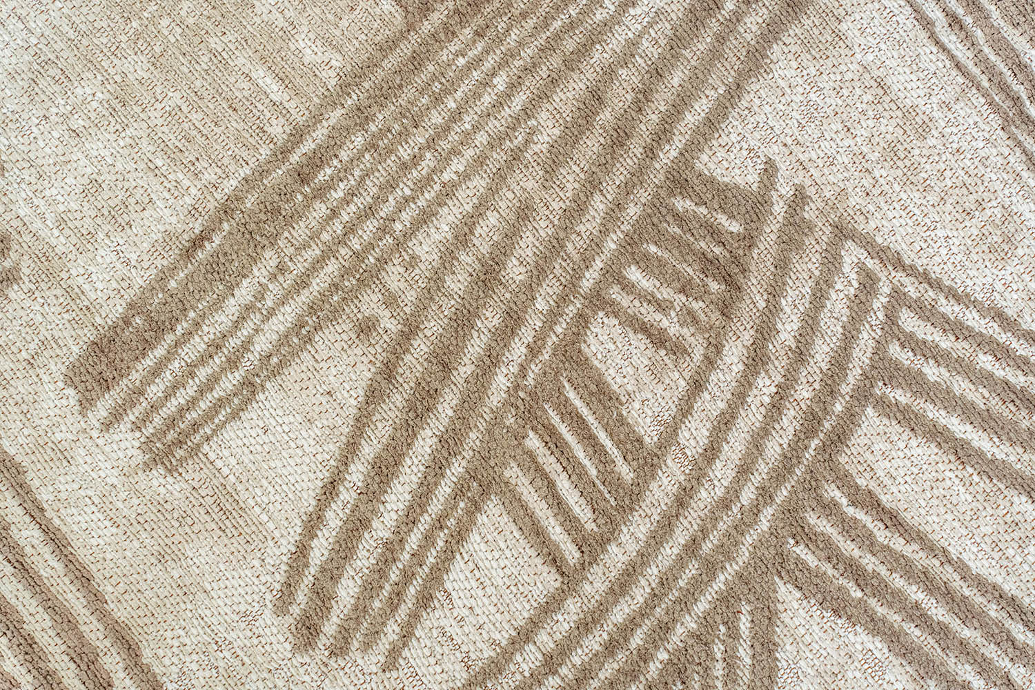 Round Rug KANJI Beige with Cream