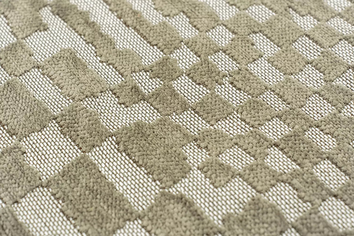 Beige BERBER ERG Oval Rug