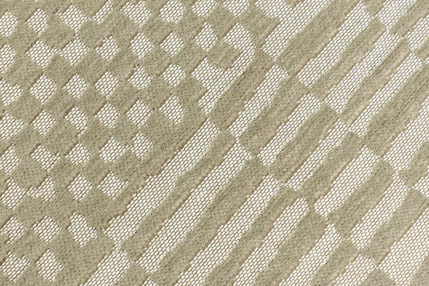 Beige BERBER ERG Oval Rug