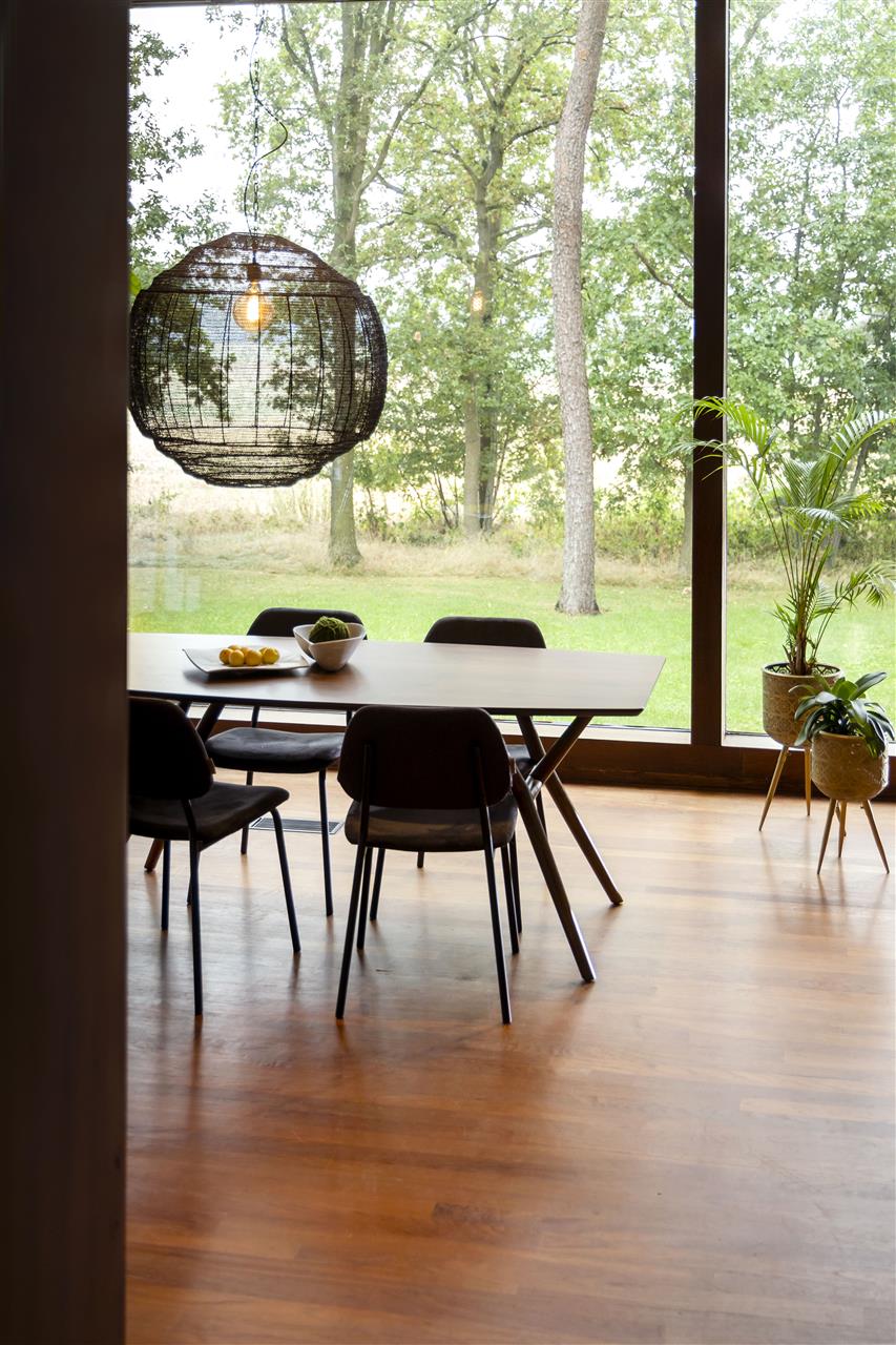 MALAYA Walnut Veneer Table