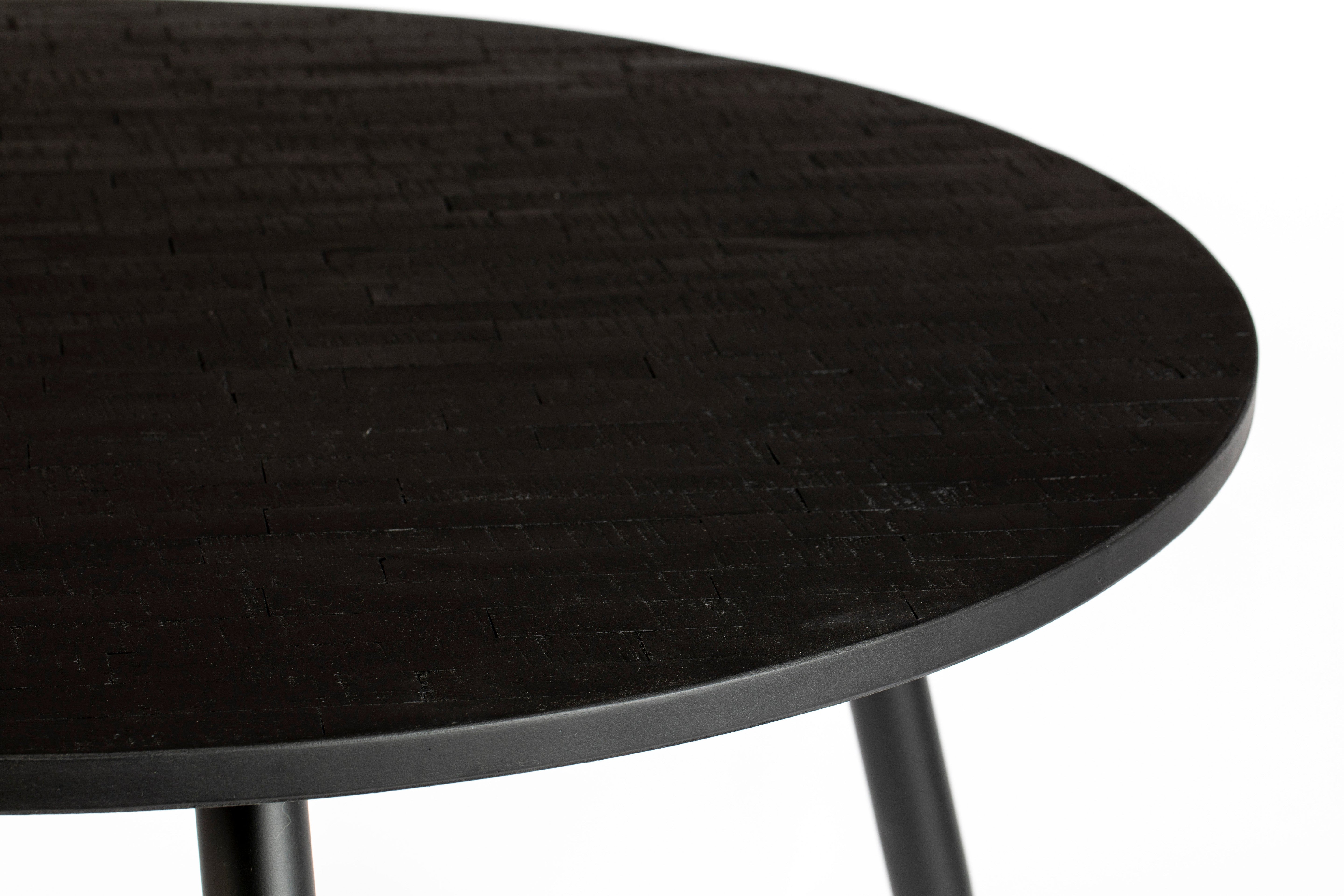 Round table MO Black Towe wood