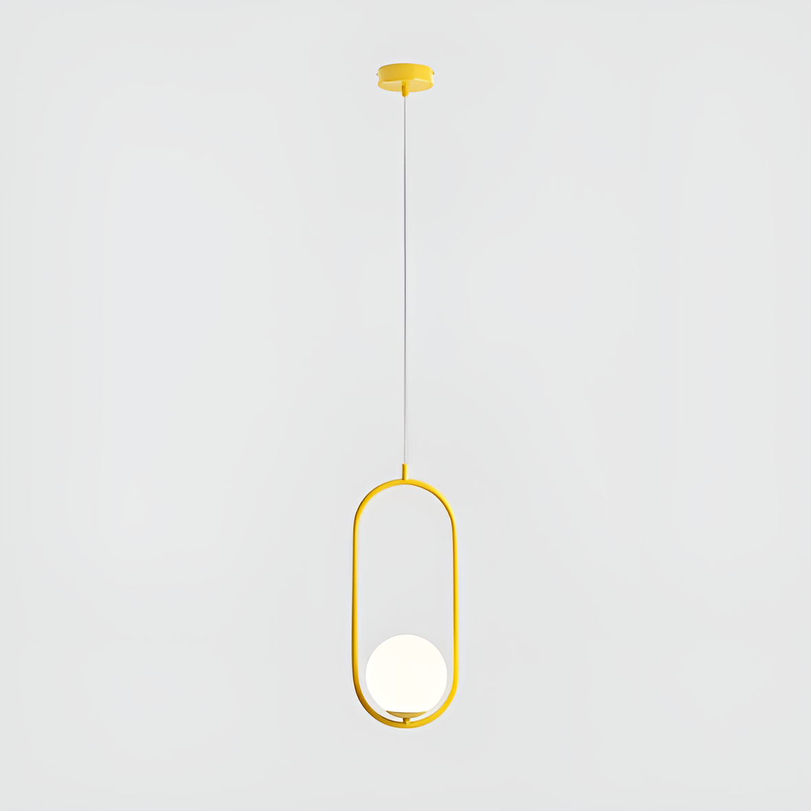 Lampa wisząca RIVA musztardowy