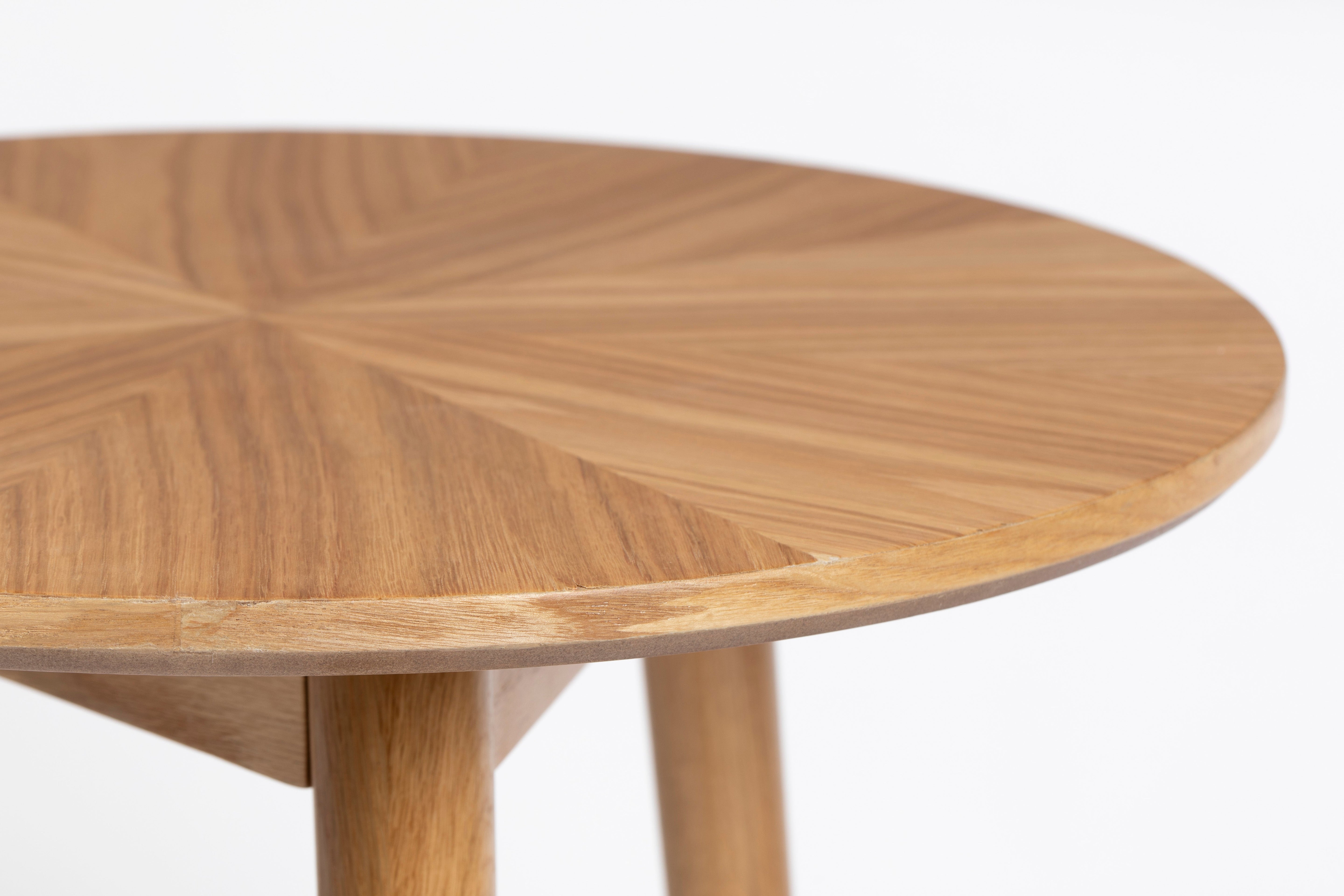 Side table Fabio oak veneer