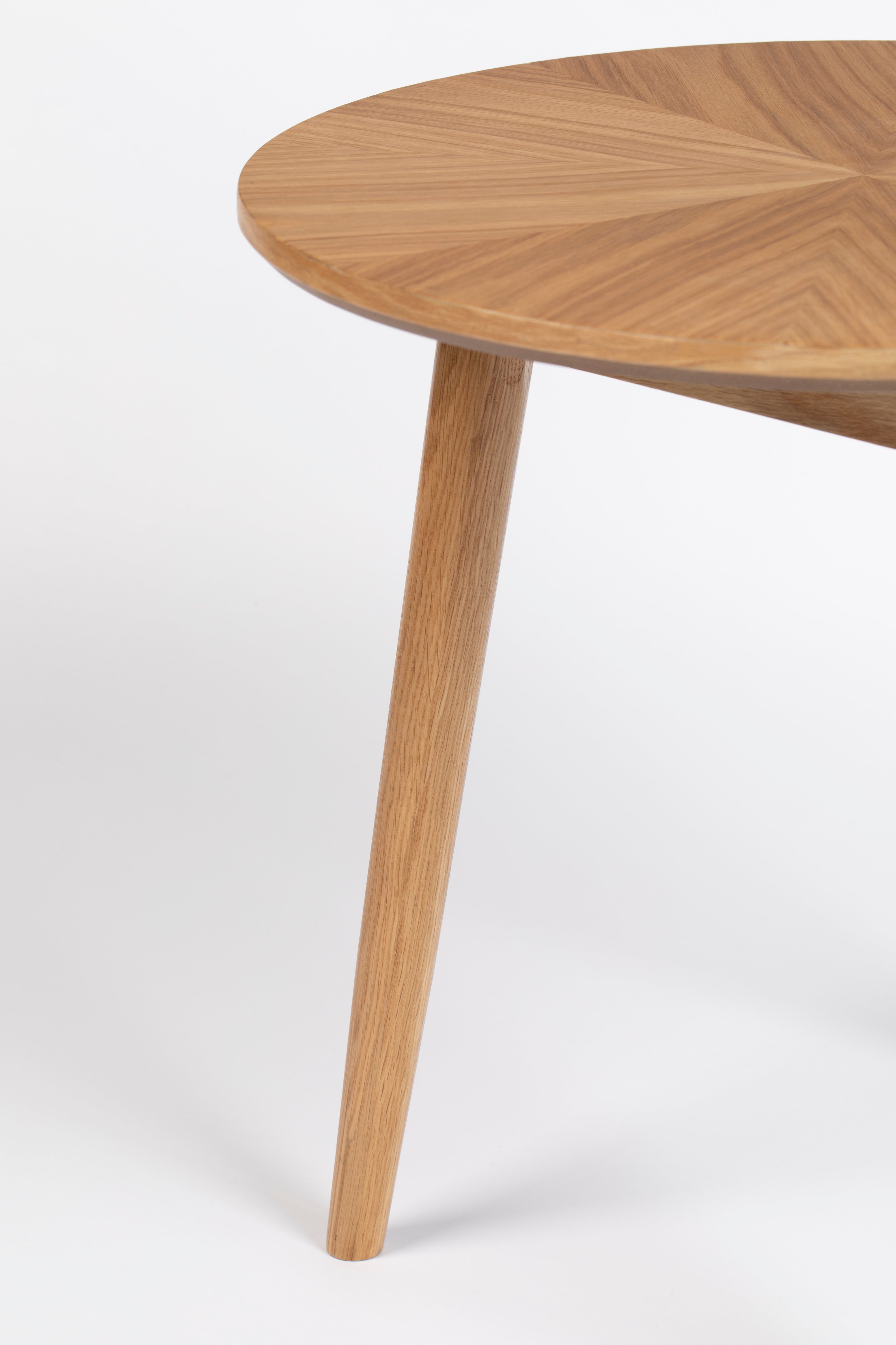 Side table Fabio oak veneer