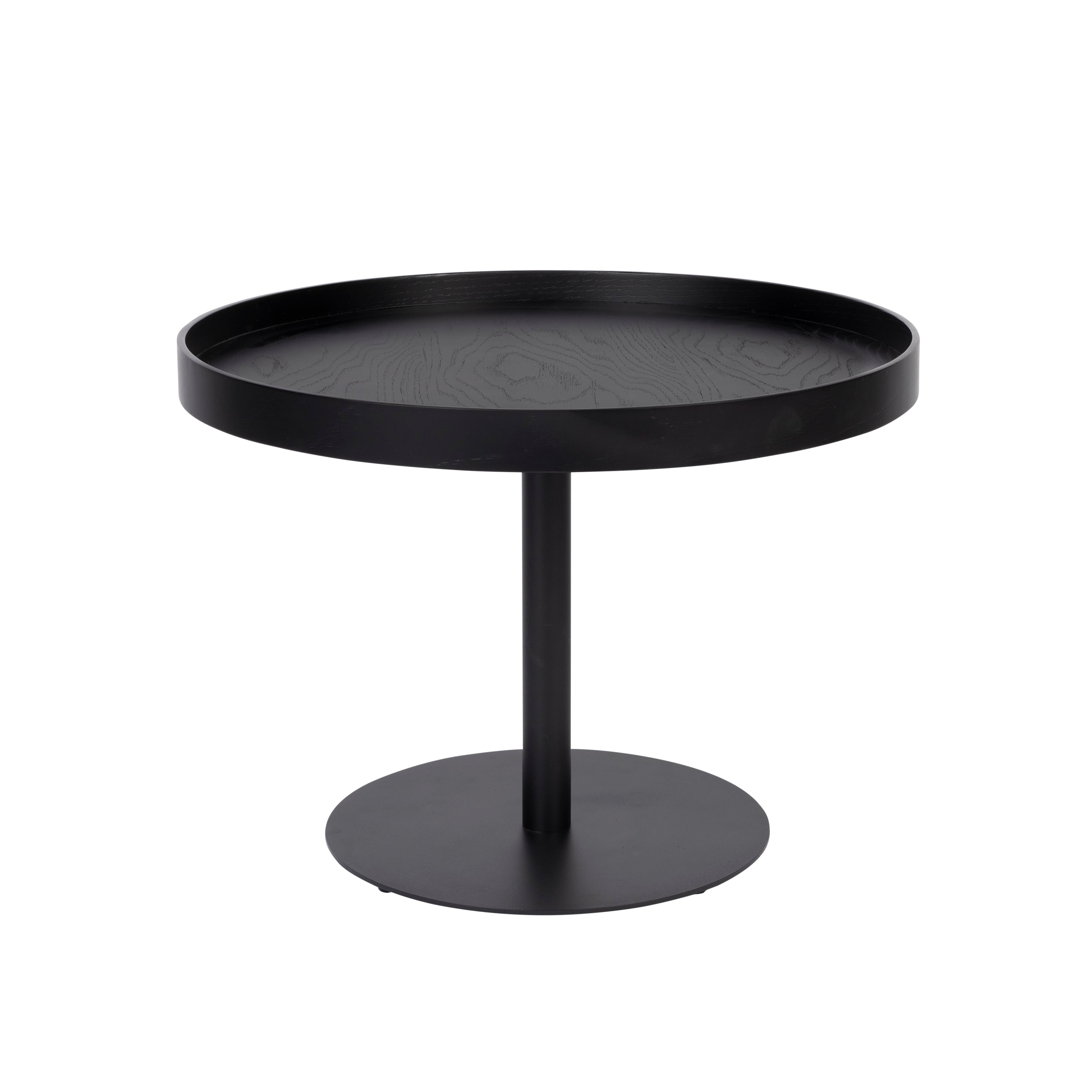 Yuri table black oak veneer