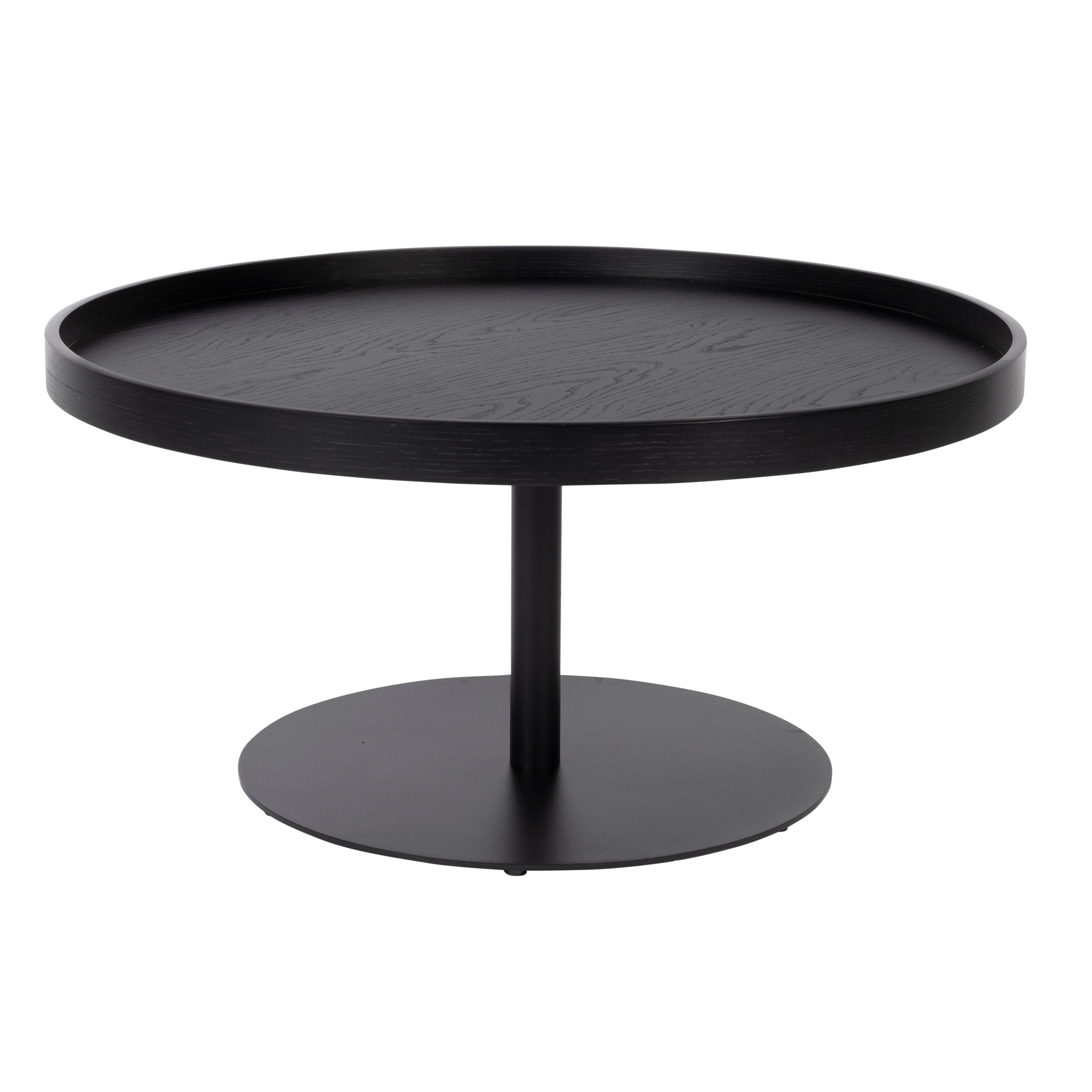 Yuri table black oak veneer