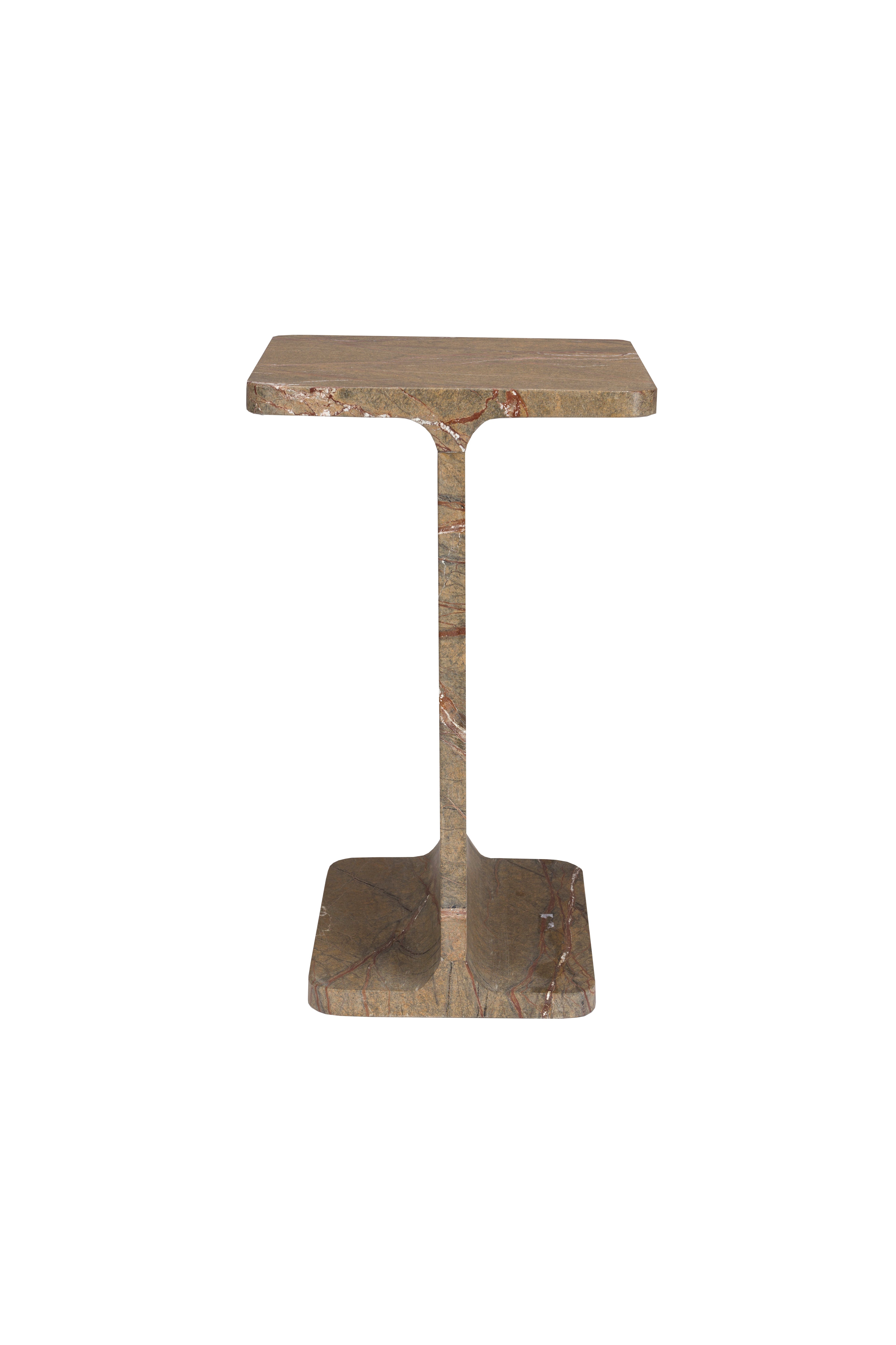 SATPURA side table brown marble