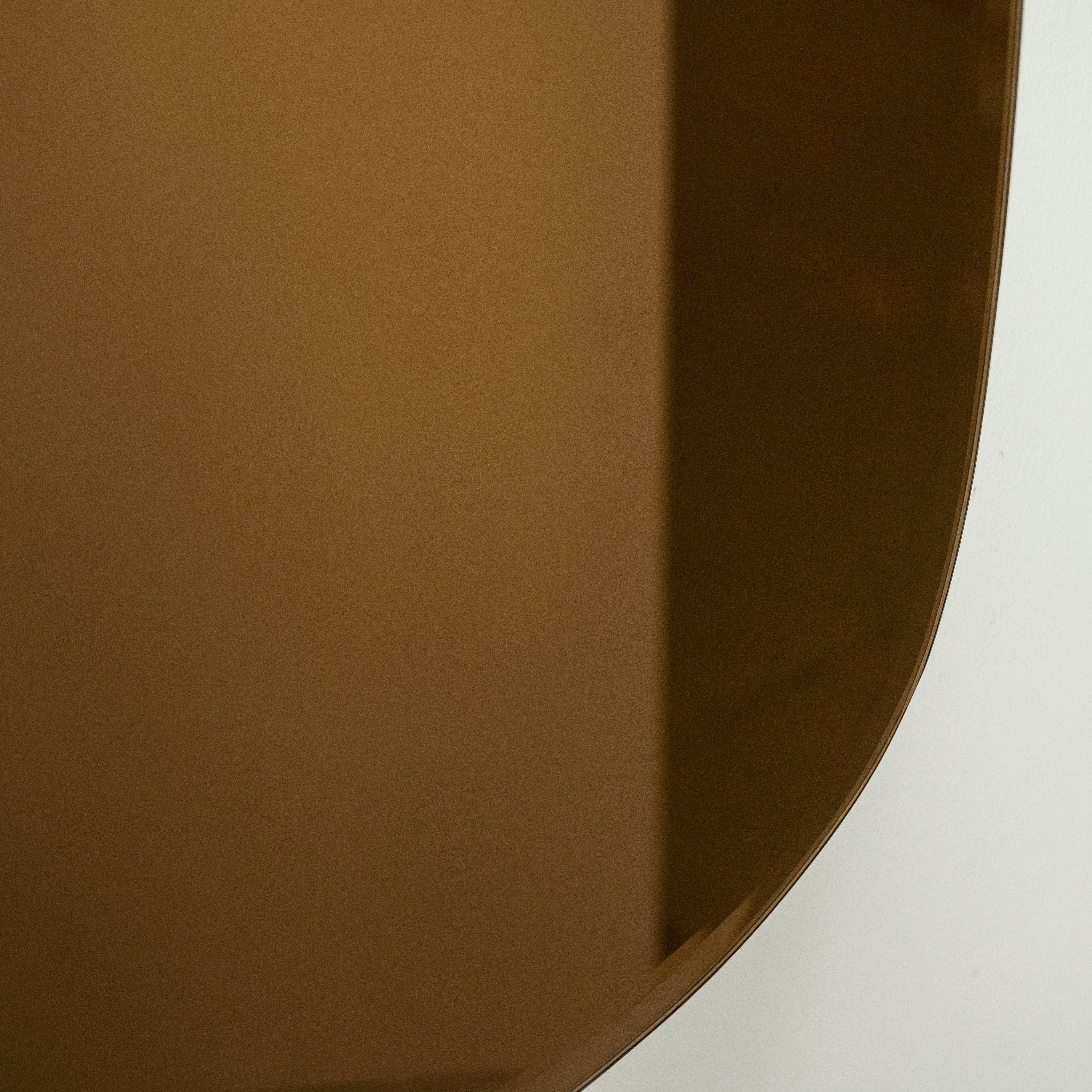 AMBER gold wall mirror